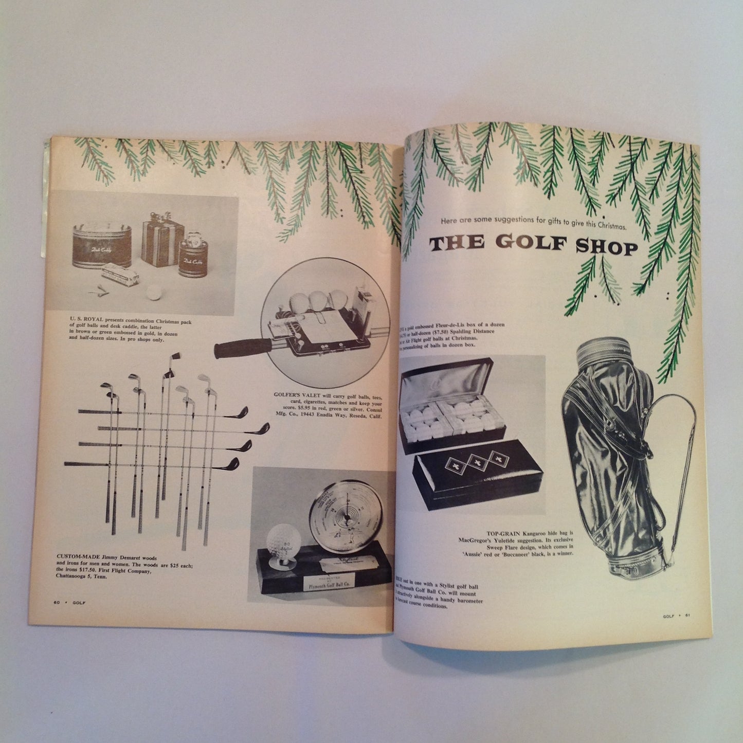 Vintage January 1960 GOLF Magazine Pro Pointers Snead Wall Finsterwald Herbert