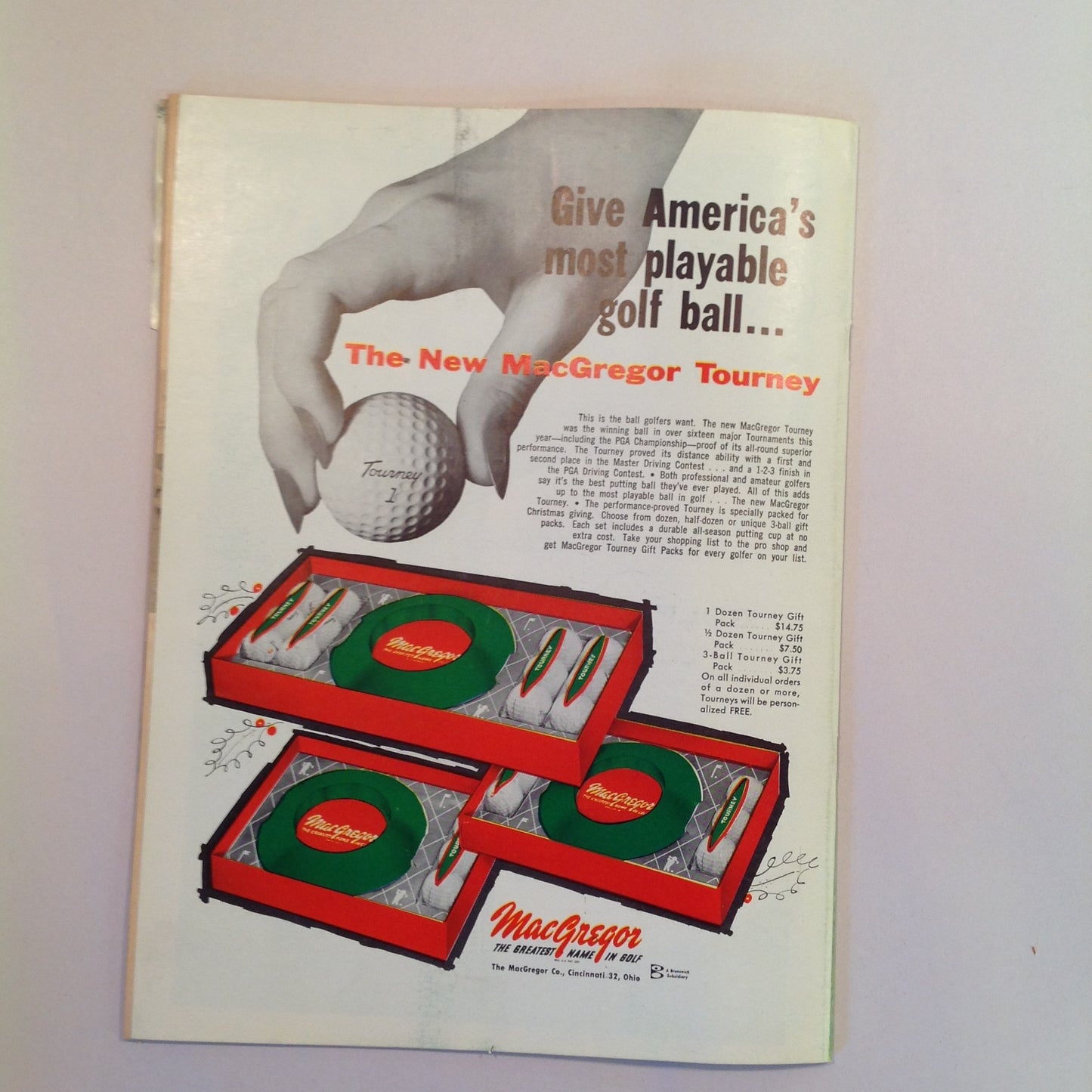 Vintage January 1960 GOLF Magazine Pro Pointers Snead Wall Finsterwald Herbert
