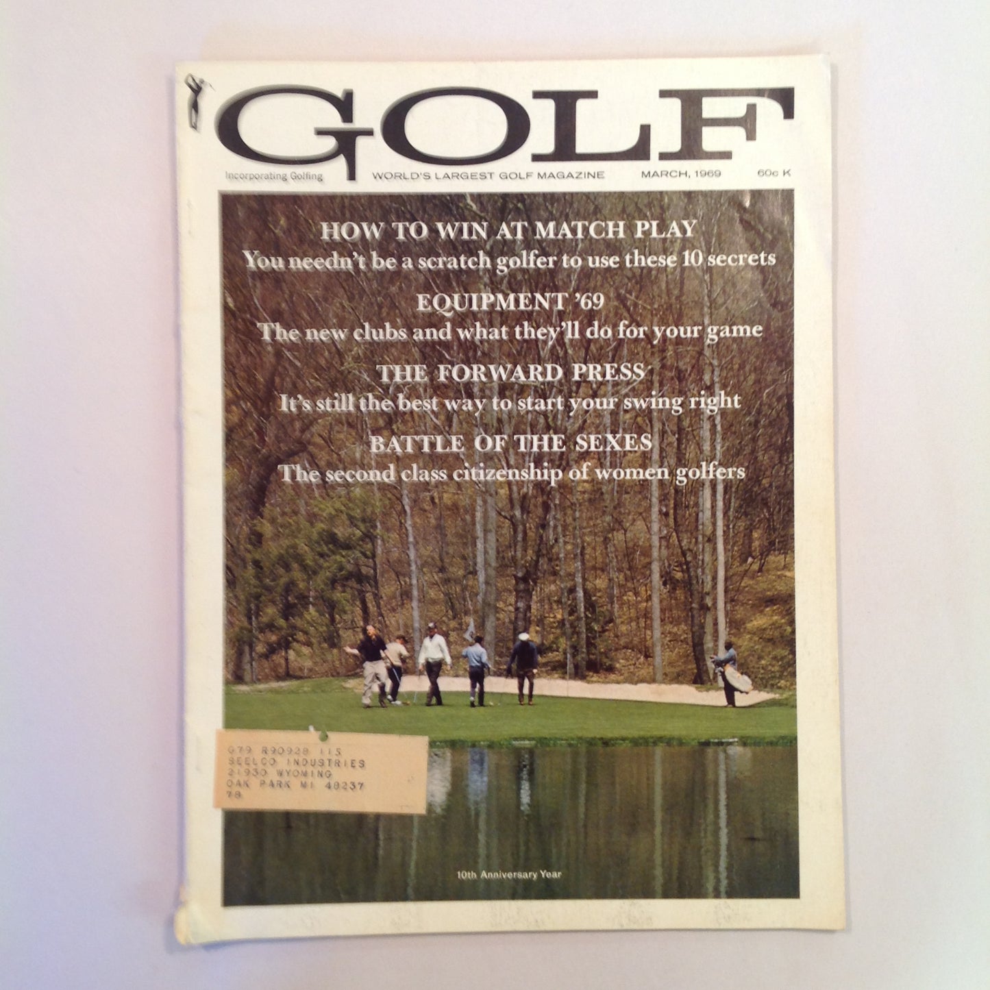 Vintage March 1969 GOLF Magazine Match Play Equipment Forward Press Battle of the Sexes