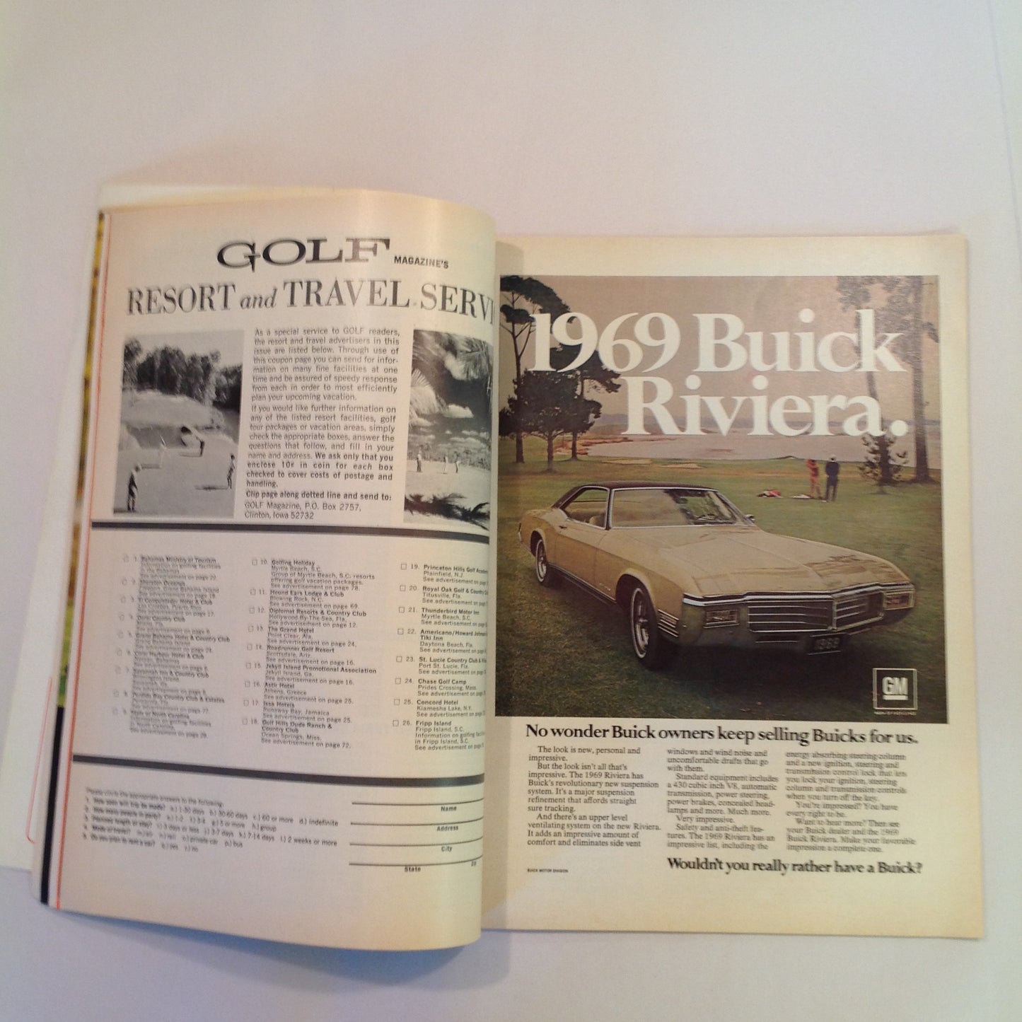 Vintage March 1969 GOLF Magazine Match Play Equipment Forward Press Battle of the Sexes