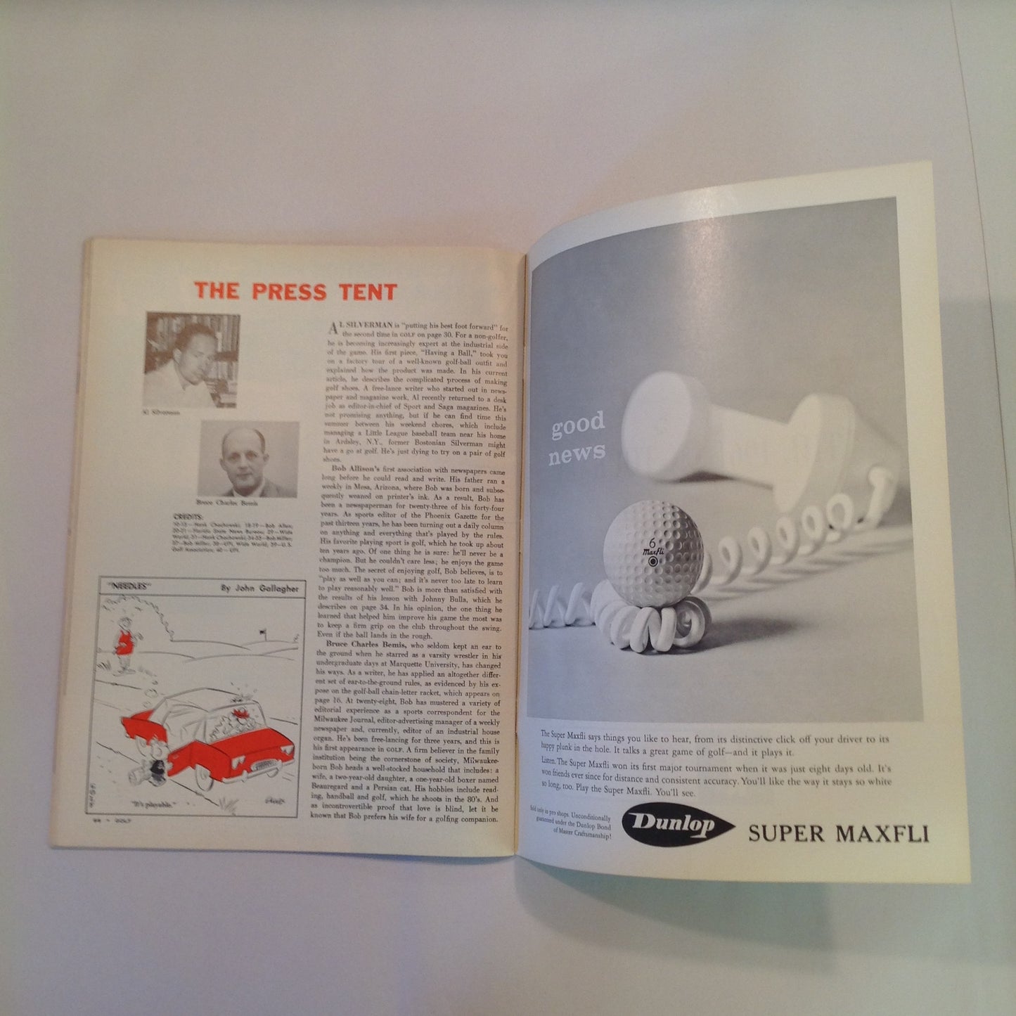 Vintage February 1961 GOLF Magazine Winter Practice Most From Lessons Pro Pointers