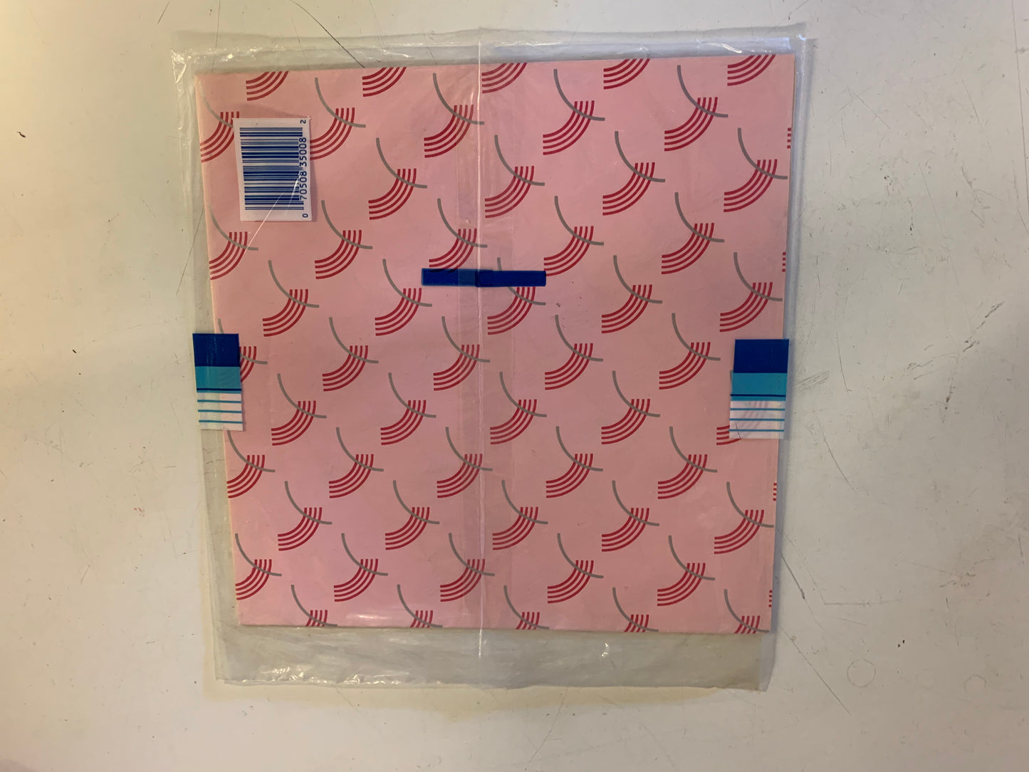 Vintage All Occasion Cleo Gift Wrap Pink Rainbow Graphics