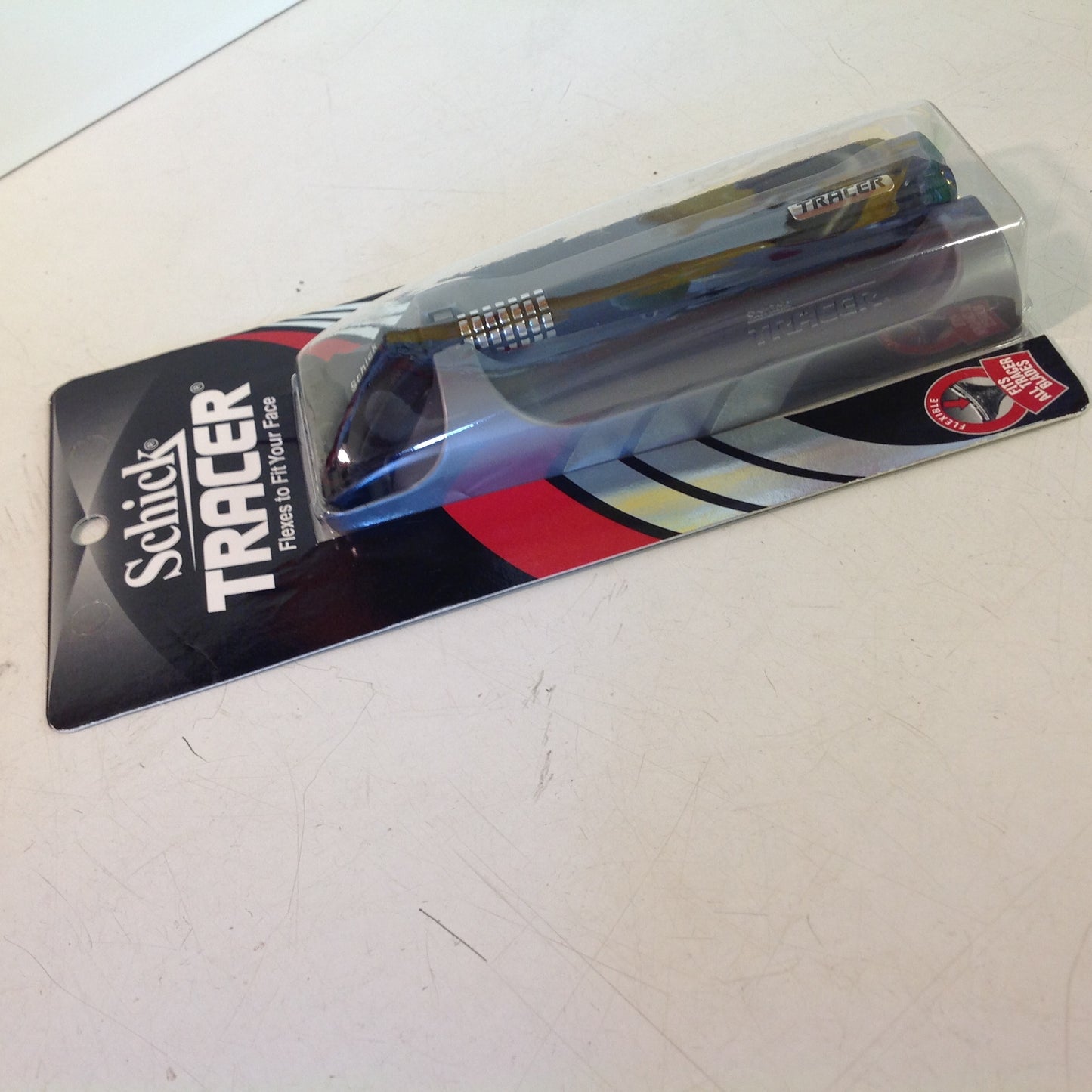 Vintage 1995 NOS Schick Tracer Razor System Black Men's 2 Refill Blades Unused