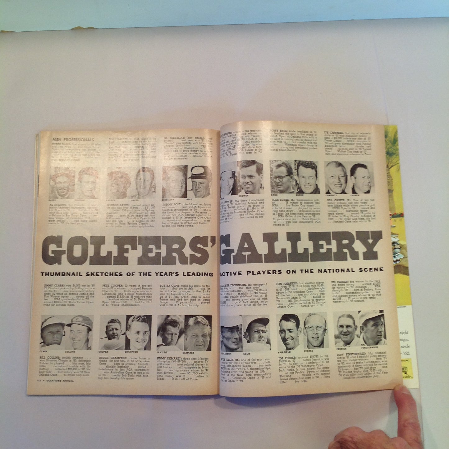 Vintage 1962 GOLF Magazine Annual Edition Vol 4 No 2 Instruction Vacation Player-Profile Fashion Tournaments Rare