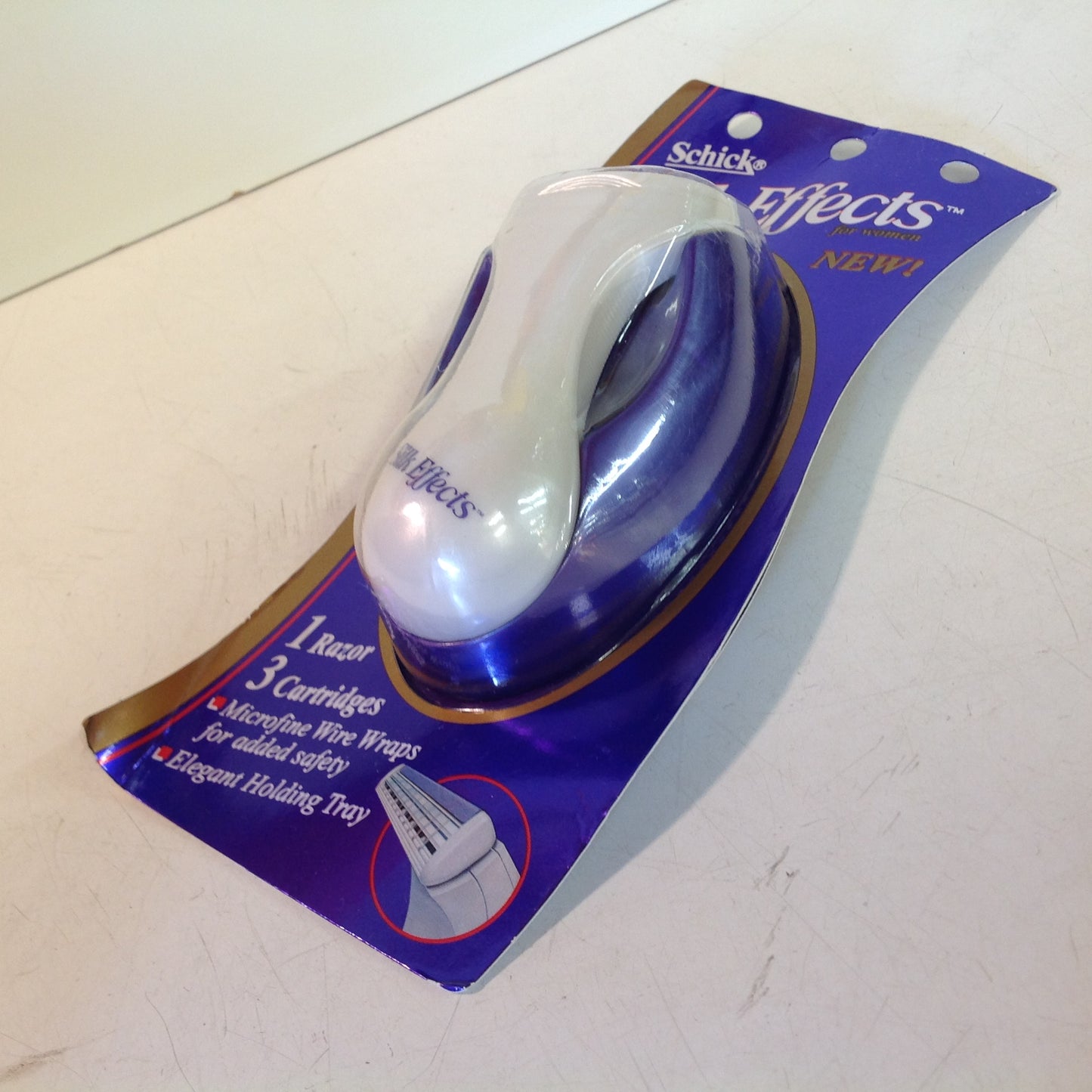 Vintage 1994 NOS SCHICK Silk Effects Razor System Women's 3 Cartridges Microfine