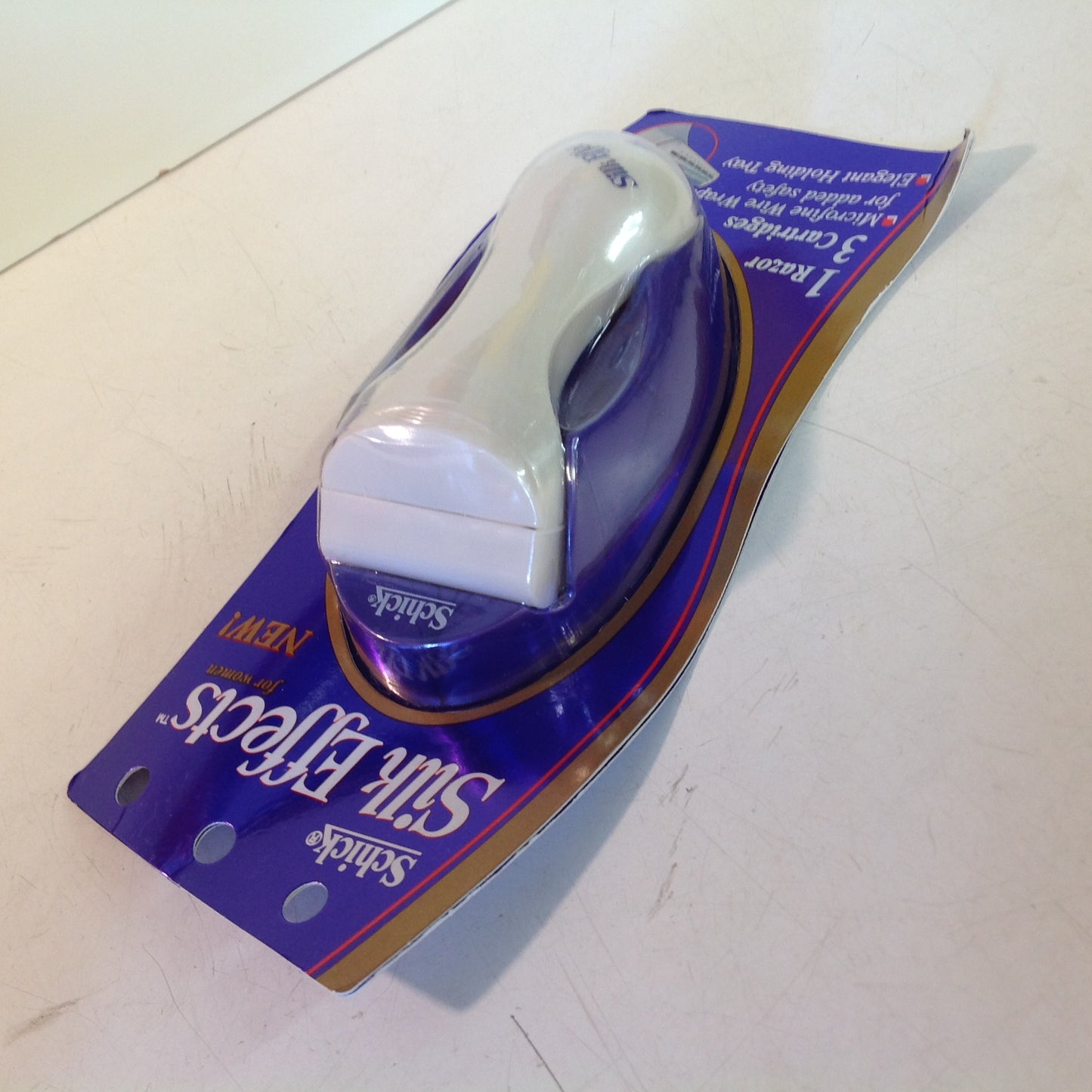 Vintage 1994 NOS SCHICK Silk Effects Razor System Women's 3 Cartridges Microfine