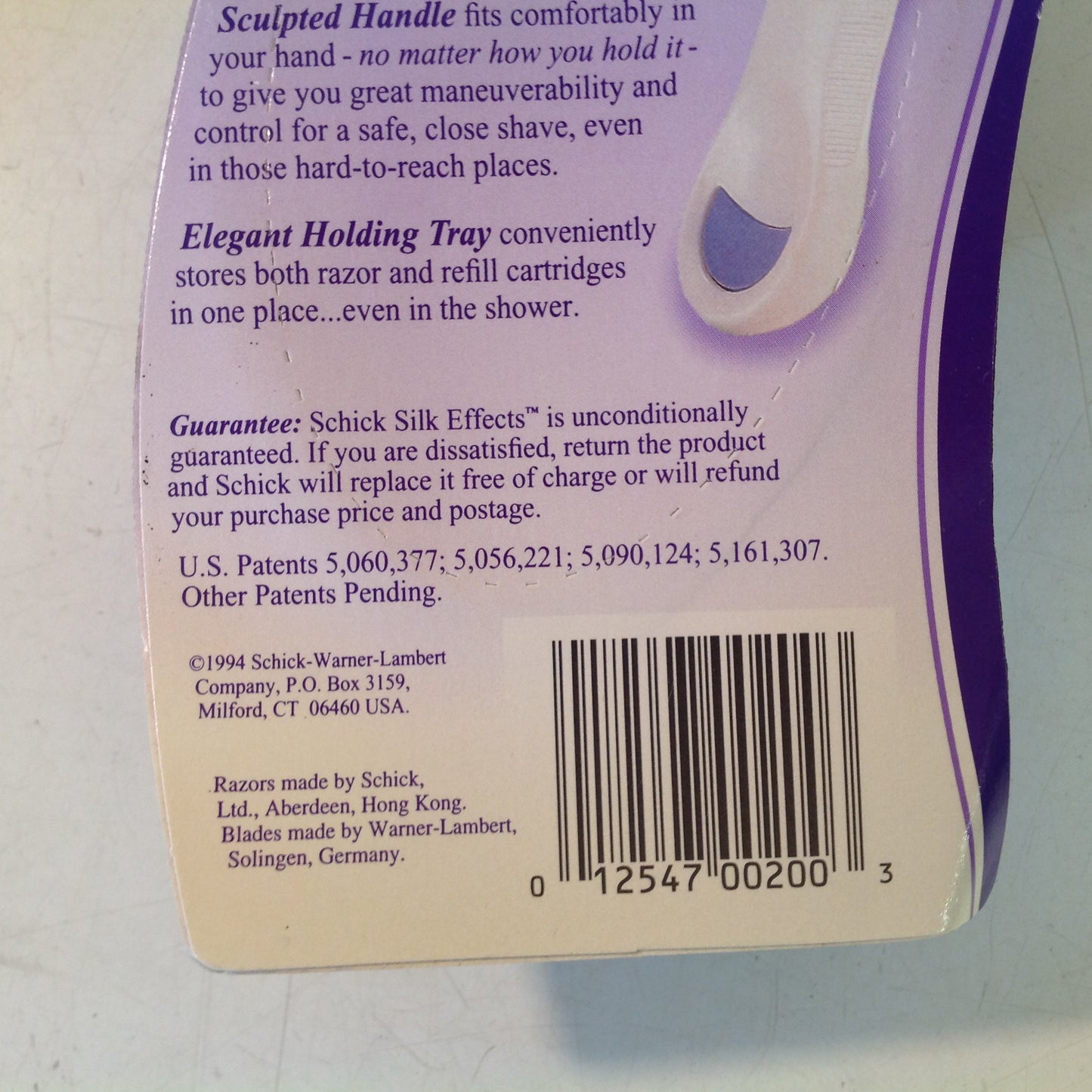 Vintage 1994 NOS SCHICK Silk Effects Razor System Women's 3 Cartridges Microfine