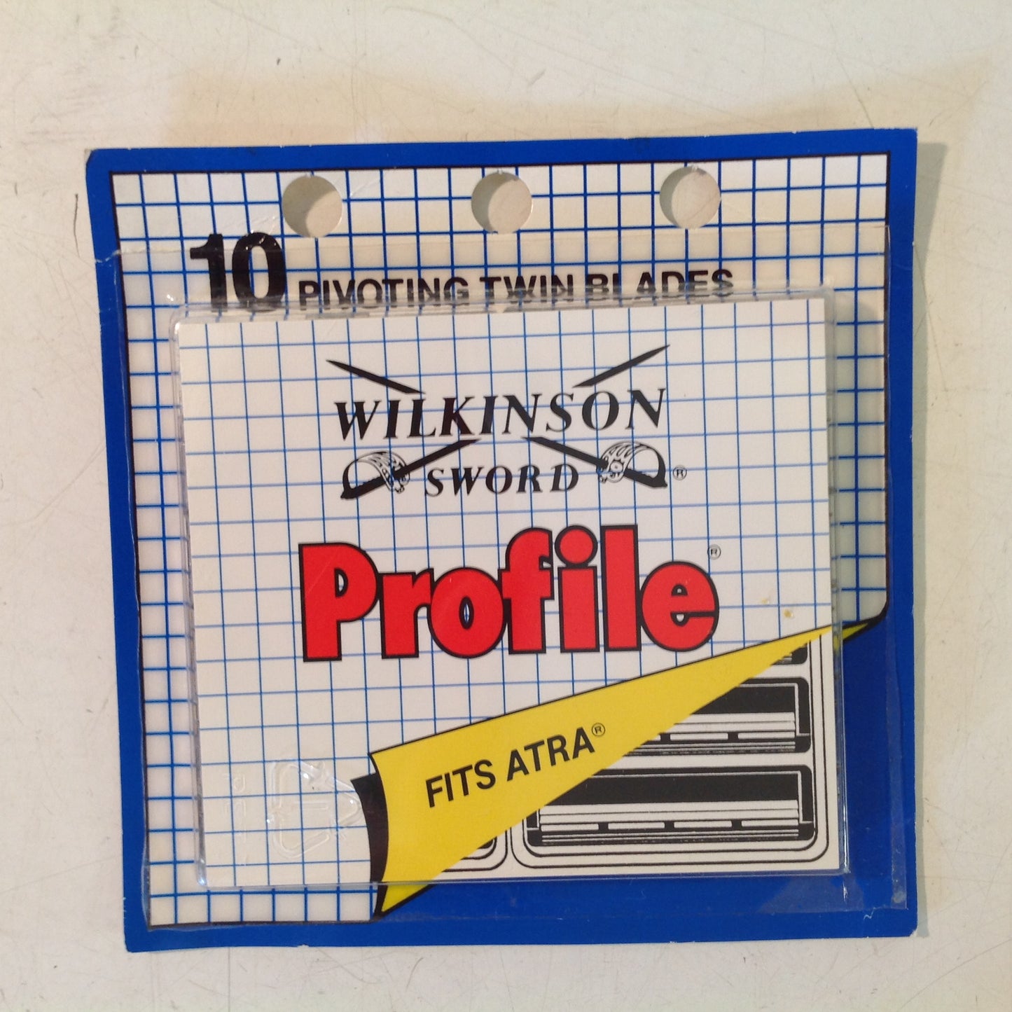 Vintage 1980's NOS Wilkinson Sword PROFILE 10 Pivoting Twin Blades Pack Unopened