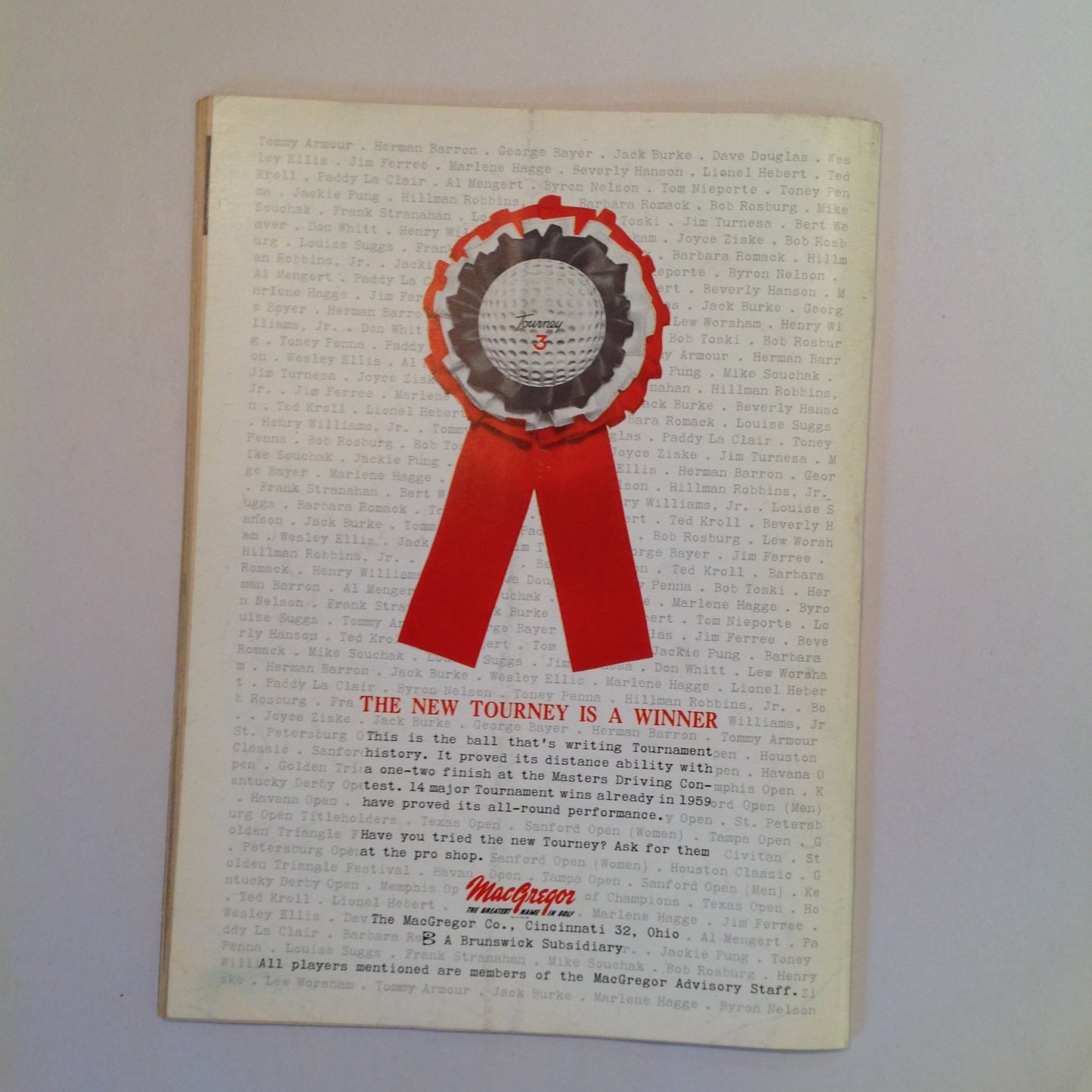 Vintage September 1959 GOLF Magazine 6 Pro Pointers National Amateur Champs