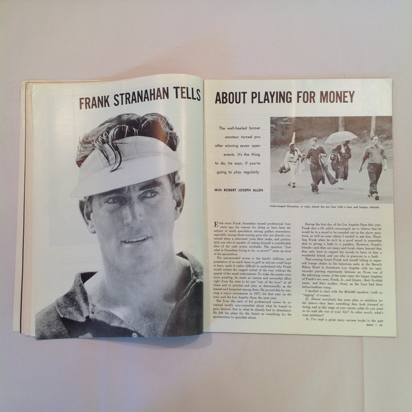 Vintage May 1960 GOLF Magazine Jimmy Demaret Gene Sarazen Louise Suggs