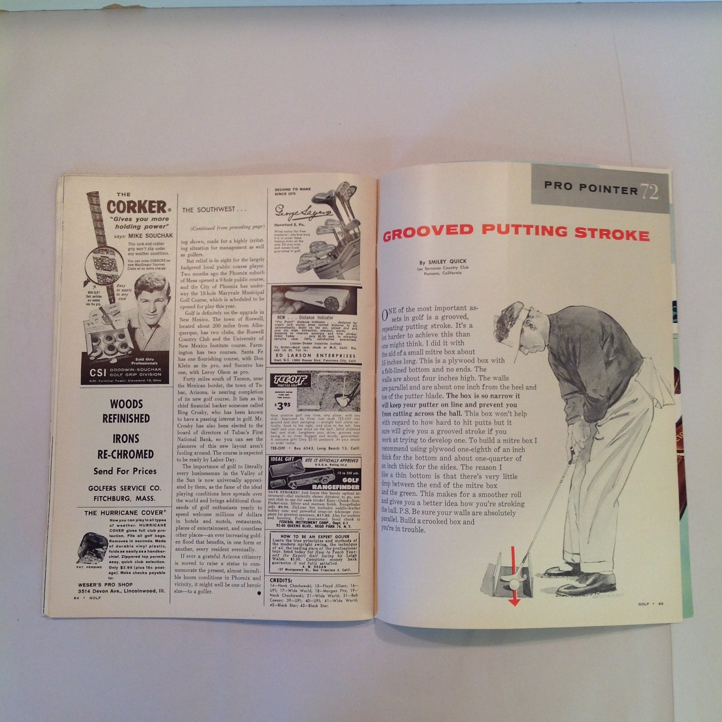 Vintage May 1960 GOLF Magazine Jimmy Demaret Gene Sarazen Louise Suggs