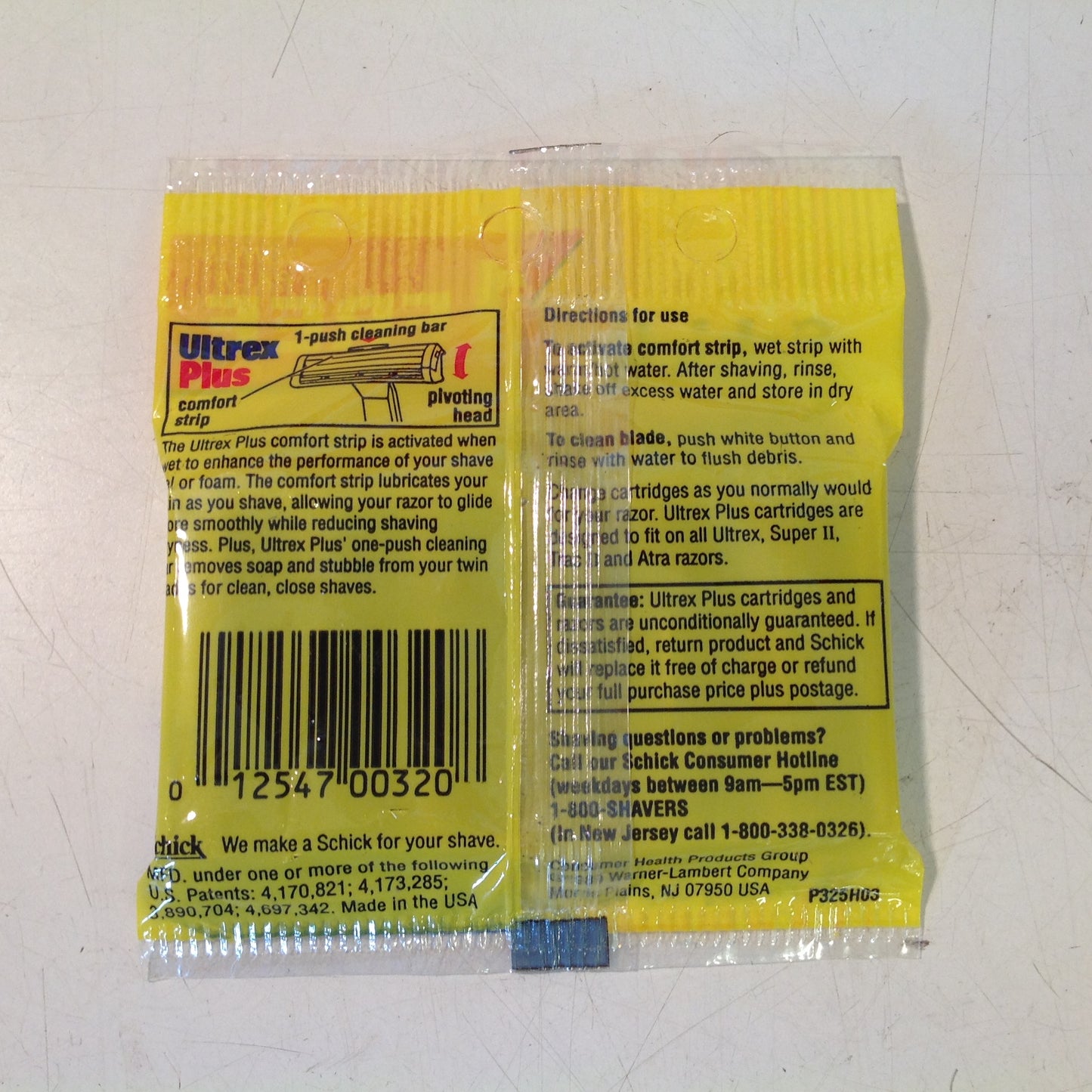 Vintage 1989 NOS SCHICK Ultrex Plus Pack 6 Twin Blade Pivoting Cartridges Unused