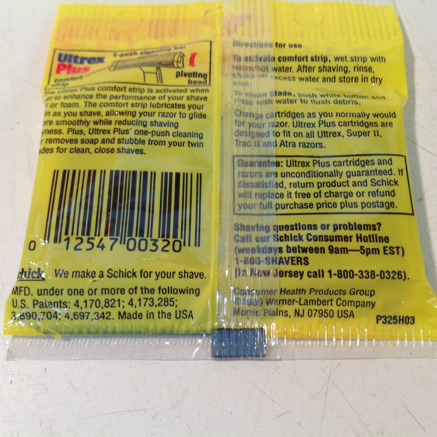 Vintage 1989 NOS SCHICK Ultrex Plus Pack 6 Twin Blade Pivoting Cartridges Unused