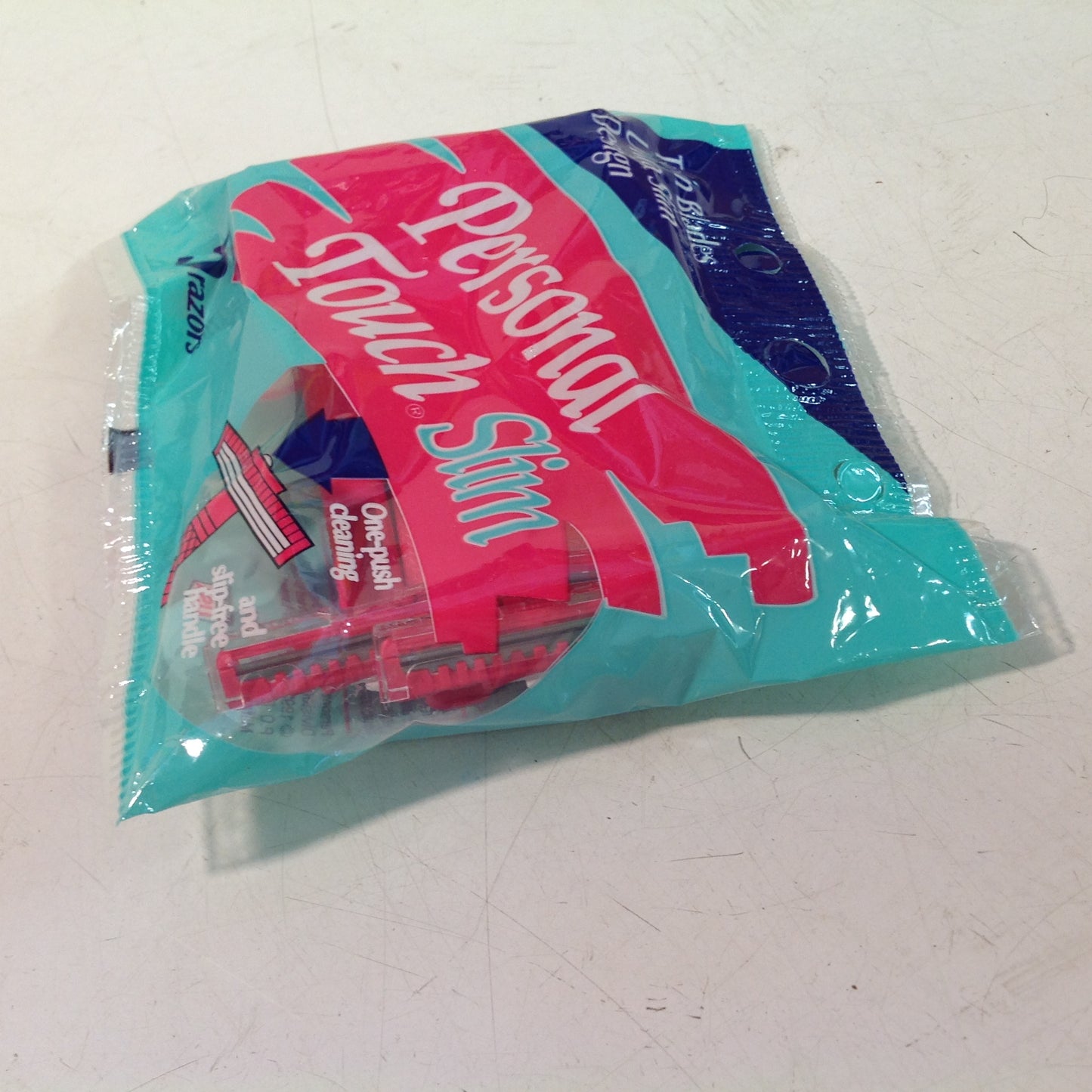 Vintage 1992 NOS SCHICK Personal Touch Slim Pack 5 Pink Twin Blade Razors Unused