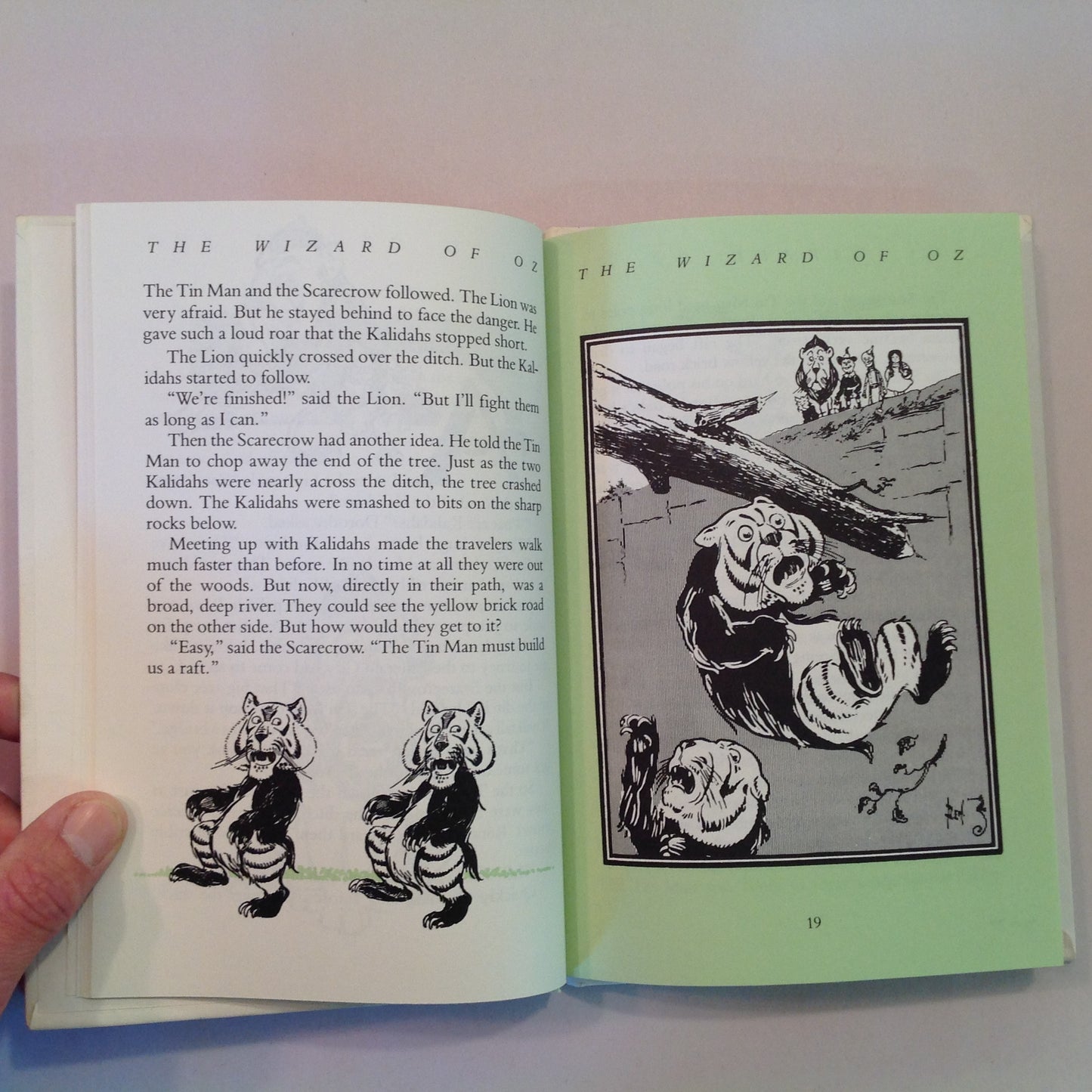 Vintage 1984 Children's Hardcover the Wizard of Oz L. Frank Baum William Furstenberg W W Denslow Weekly Reader Children's Book Club