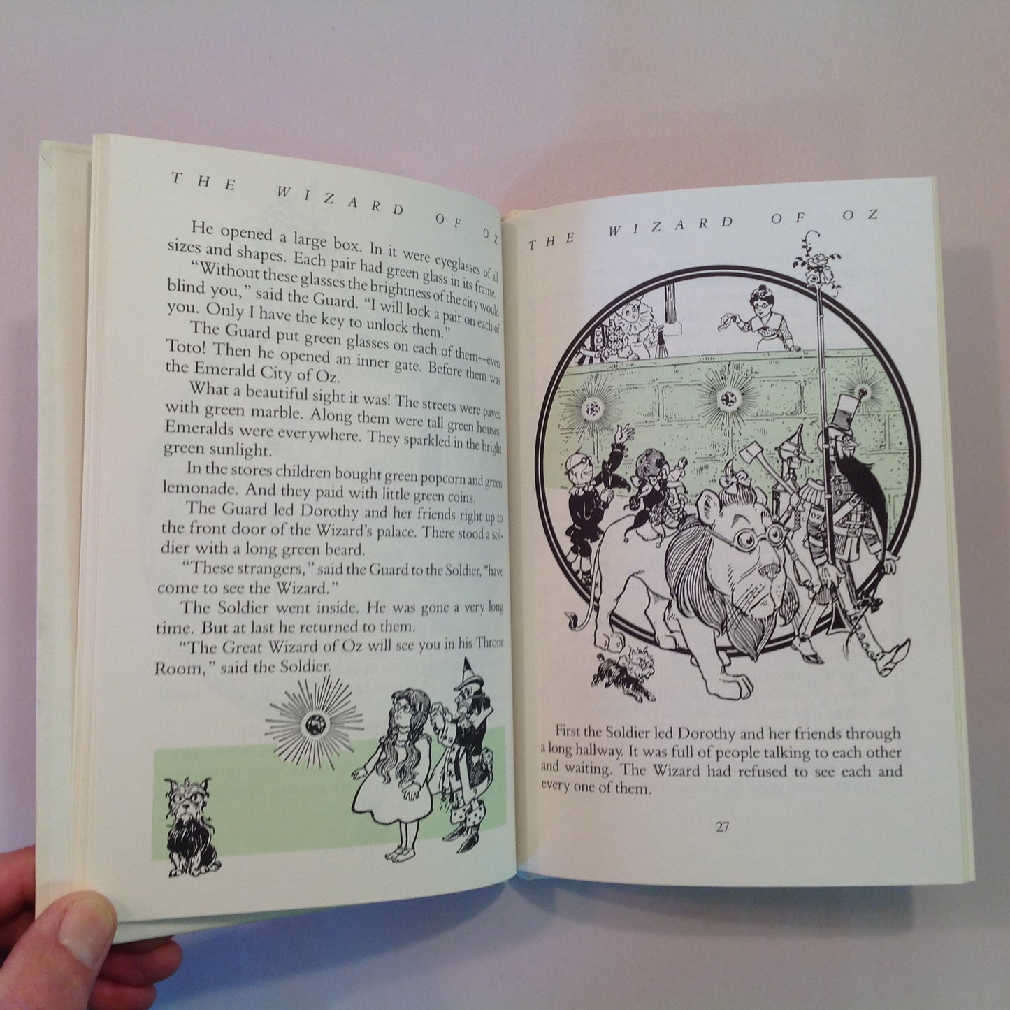 Vintage 1984 Children's Hardcover the Wizard of Oz L. Frank Baum William Furstenberg W W Denslow Weekly Reader Children's Book Club