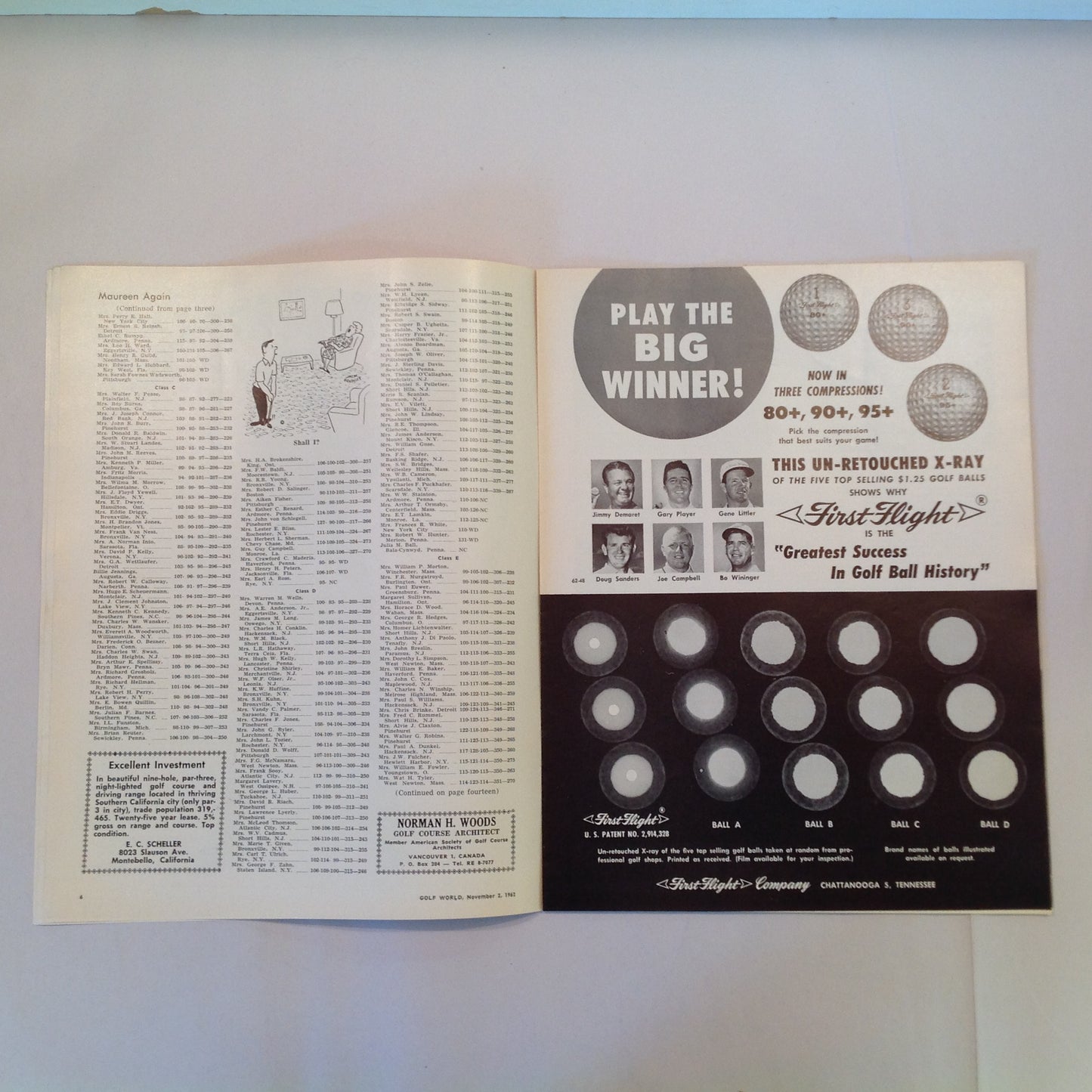 Vintage November 2 1962 Golf World Weekly Golf News Vol 16 No 23