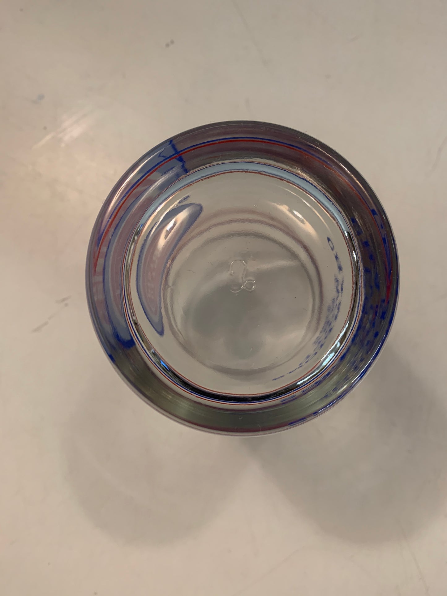 Vintage 1989 Detroit Pistons NBA World Champions Glass On The Rocks Basketball
