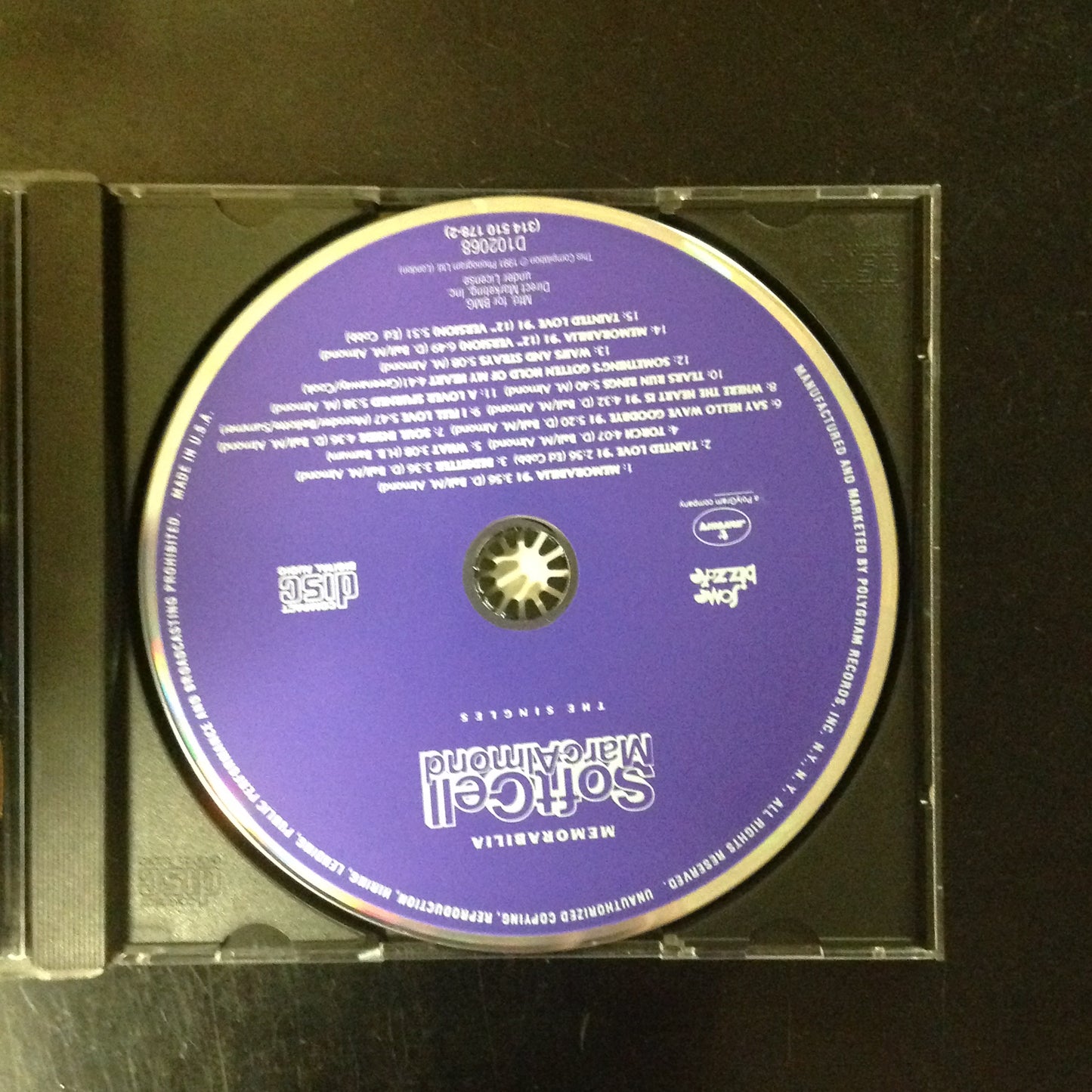 Soft Cell Marc Almond - Memorabila *Single #8
