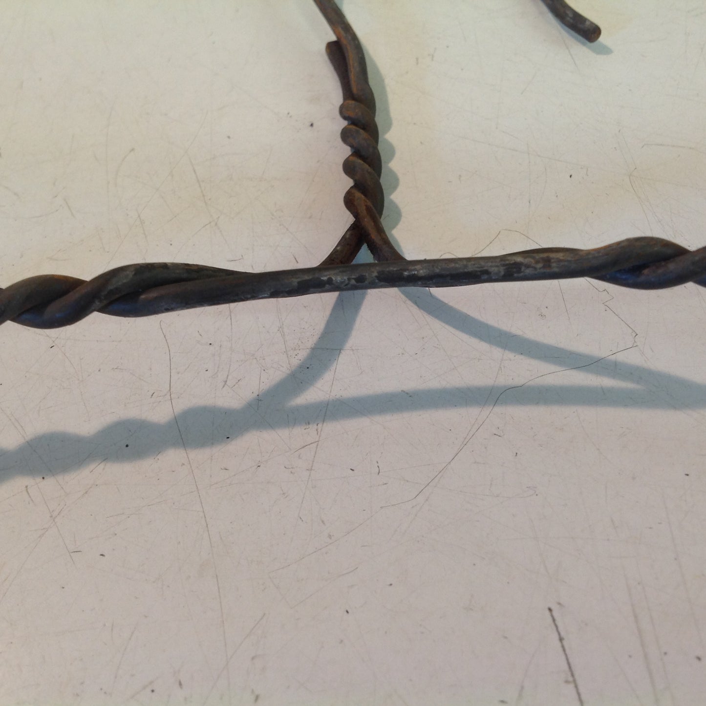 Antique 1900-20's Vintage Twist Wire Clothes Hanger