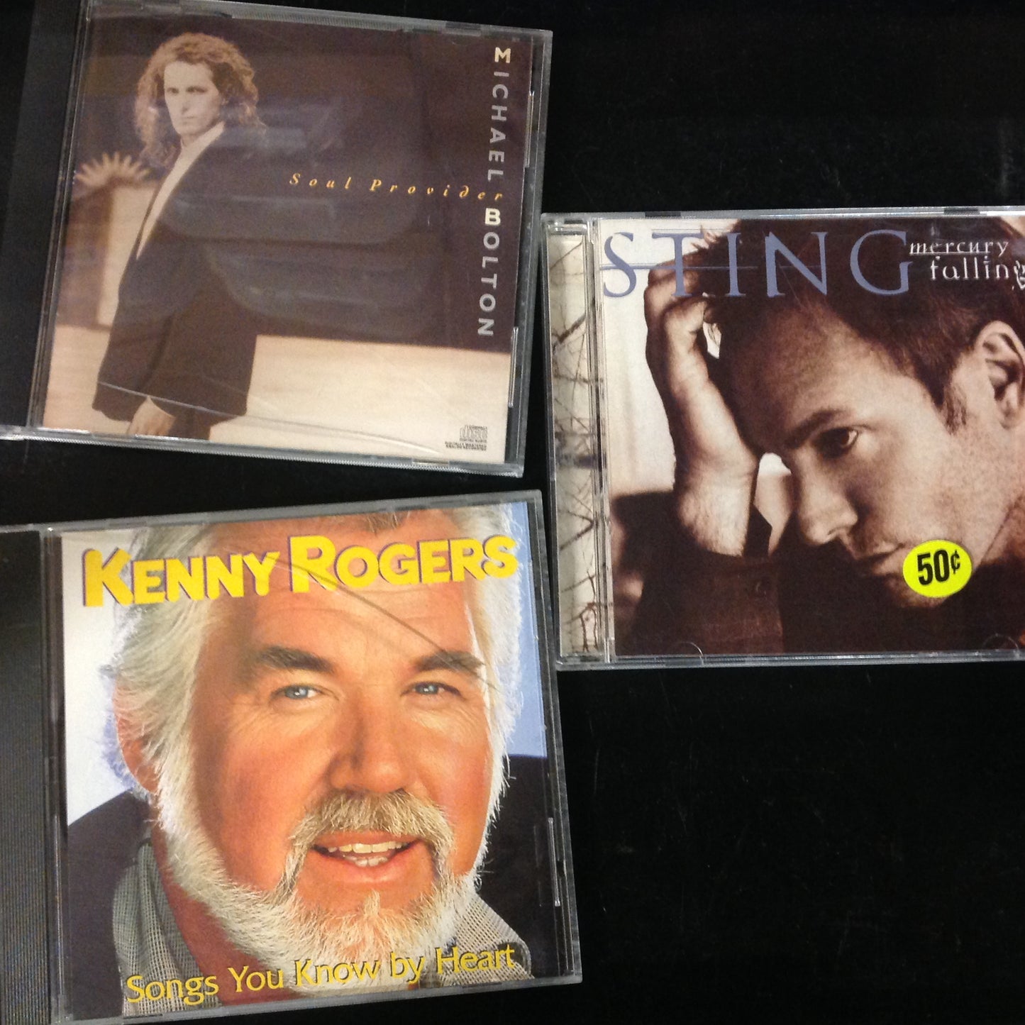 Bargain Set Bundle #93 - Sting / Kenny Rogers / Michael Bolton