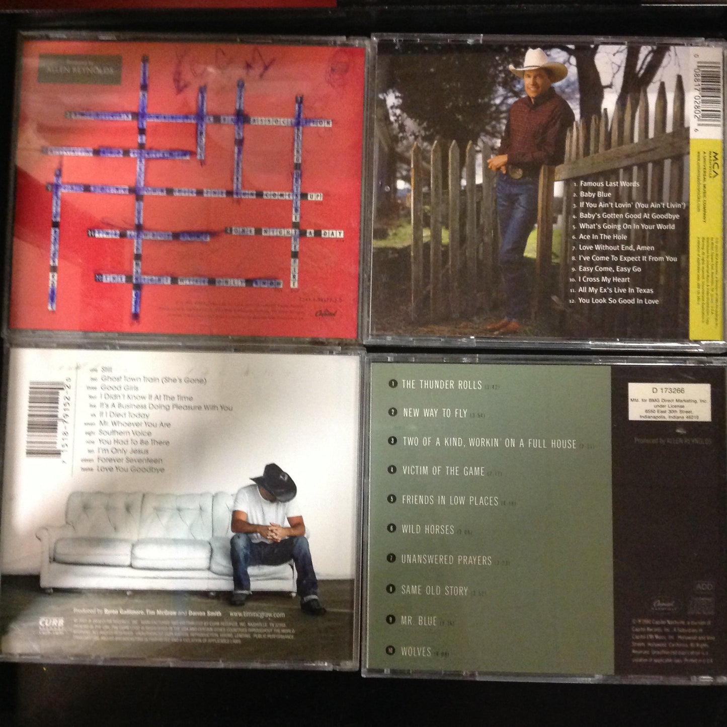 Bargain Set CD's #44 - George Strait / Tim Mcgraw / Garth Brooks