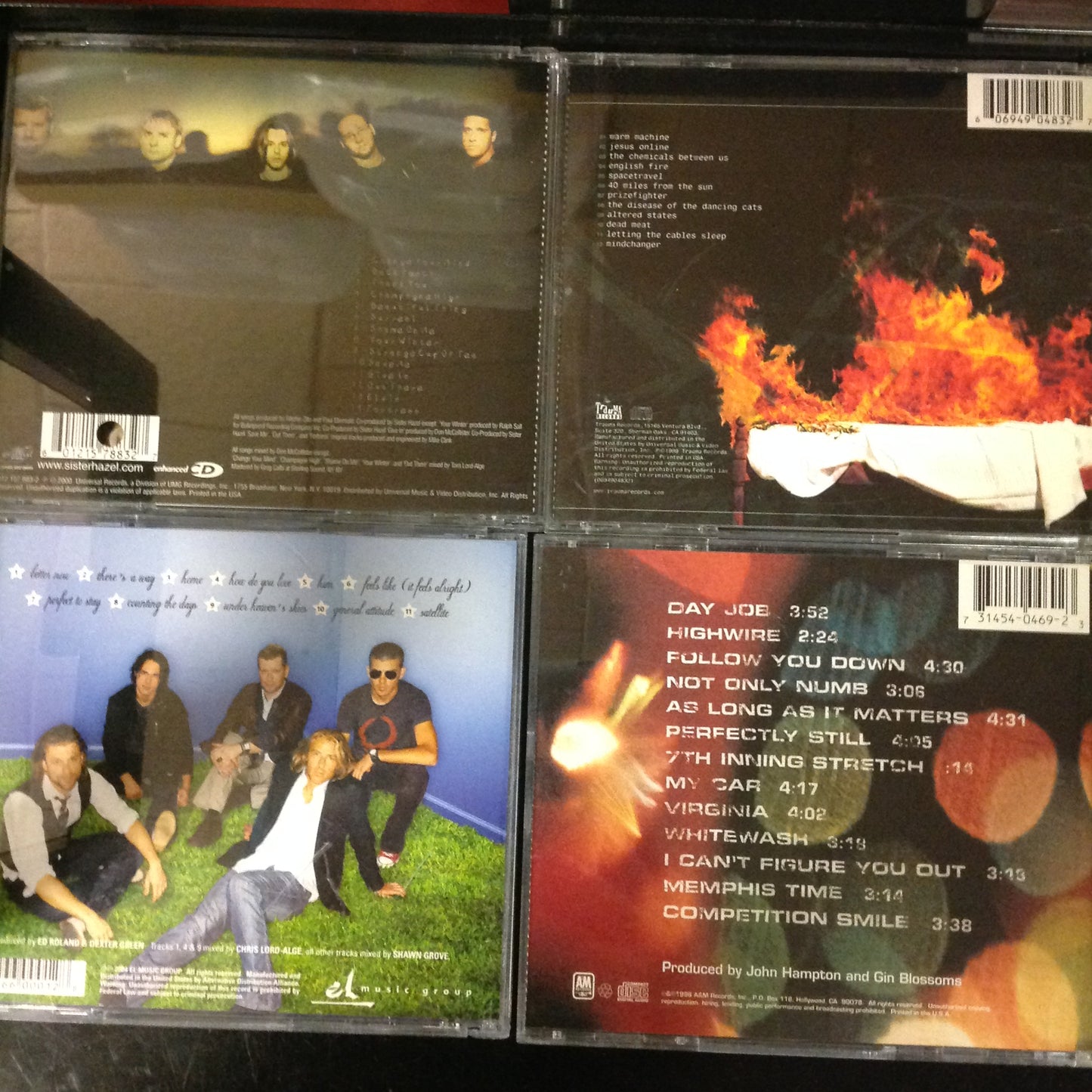 Bargain Set CD's #37 - Collective / Gin Blossoms / Sister Hazel / Bush