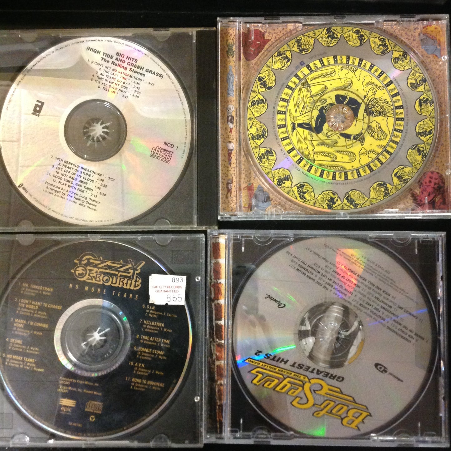 Bargain Set Bundle #64 - Ozzy Osbourne / Bob Seger / Rolling Stones / Aerosmith