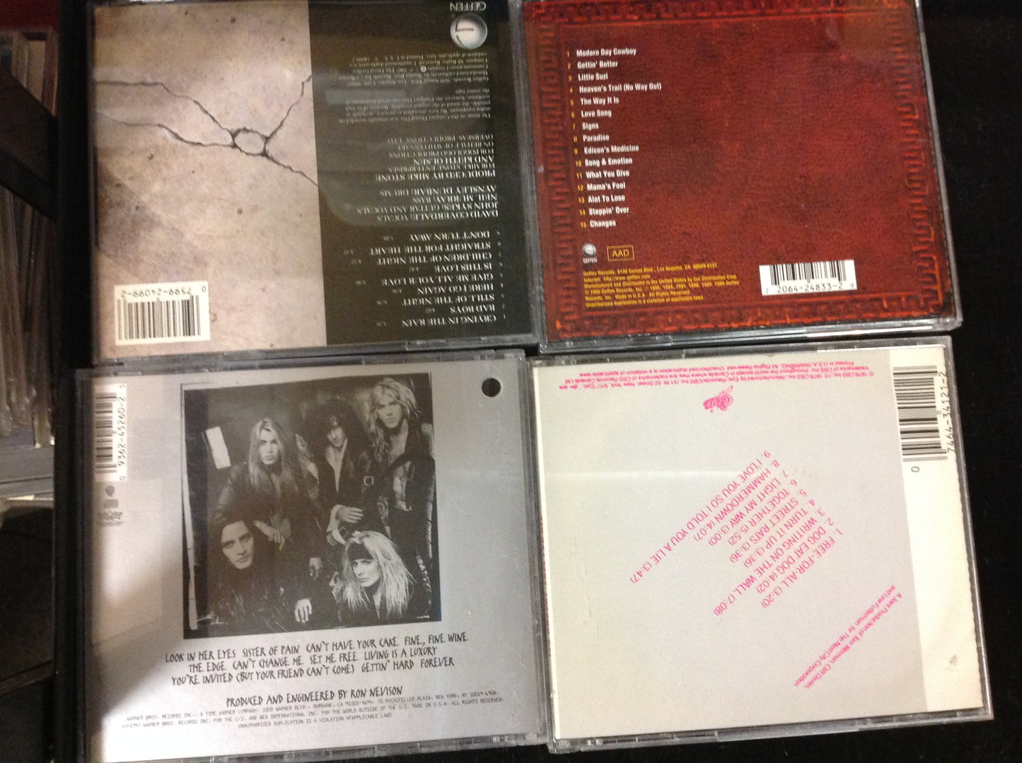 Bargain set CD's #17 - Vince Neil // Ted Nugent // Tesla // Whitesnake