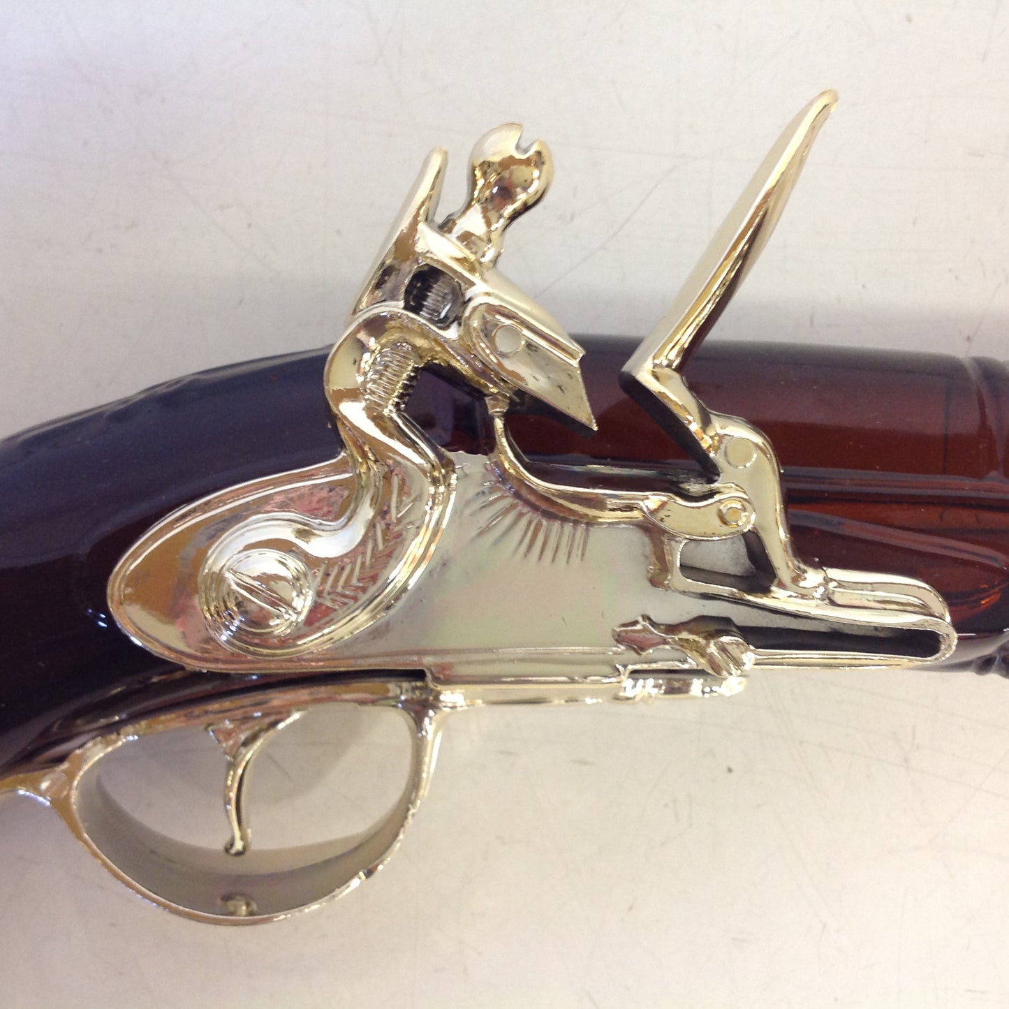 Vintage 1970's AVON Blunderbuss Pistol 1780 Glass Wild Country After Shave 5.5 Fl Oz Decanter with Original Box