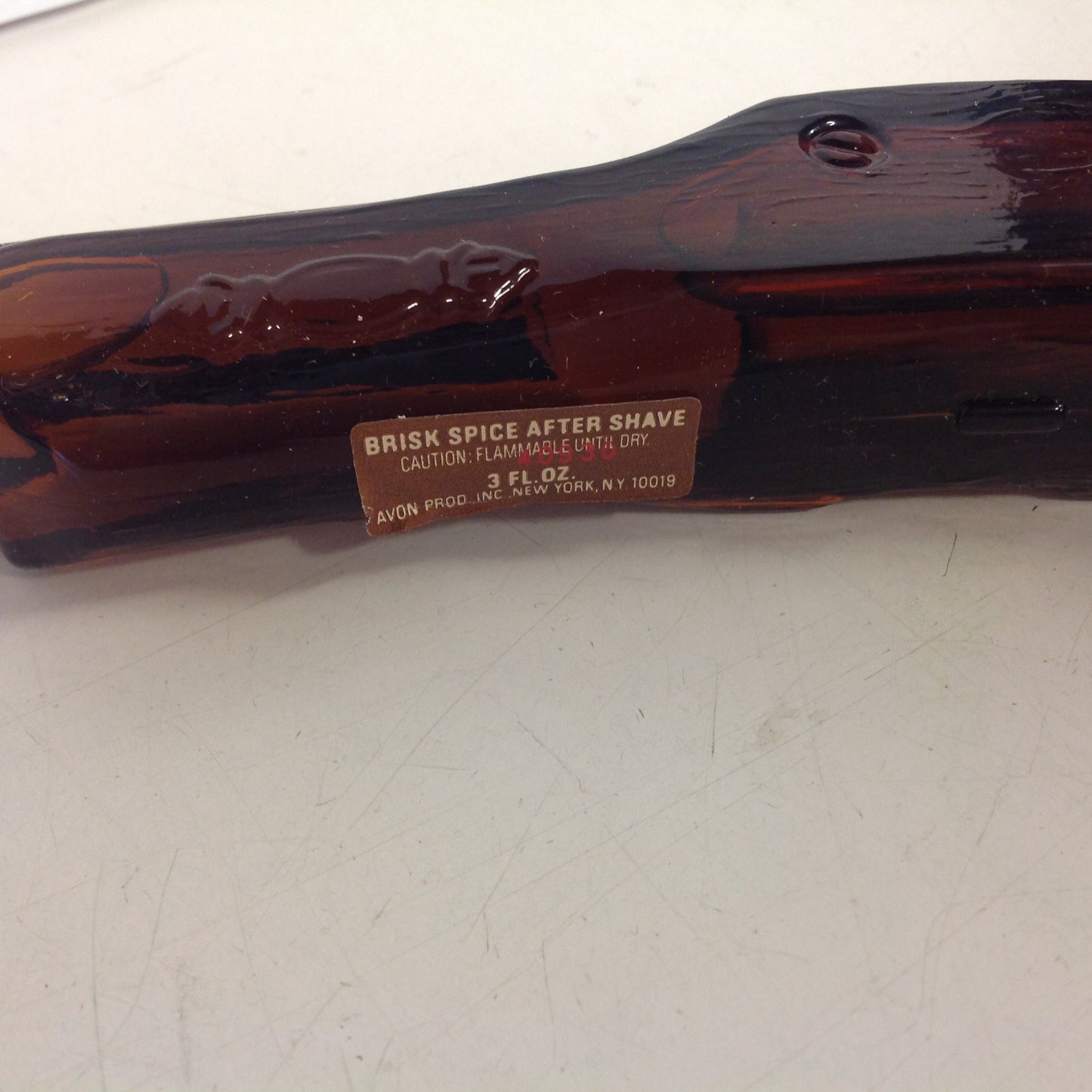 Vintage 1970's AVON Philadelphia Derringer Brisk Spice After Shave 3 Fl Oz Decanter Unopened with Original Box