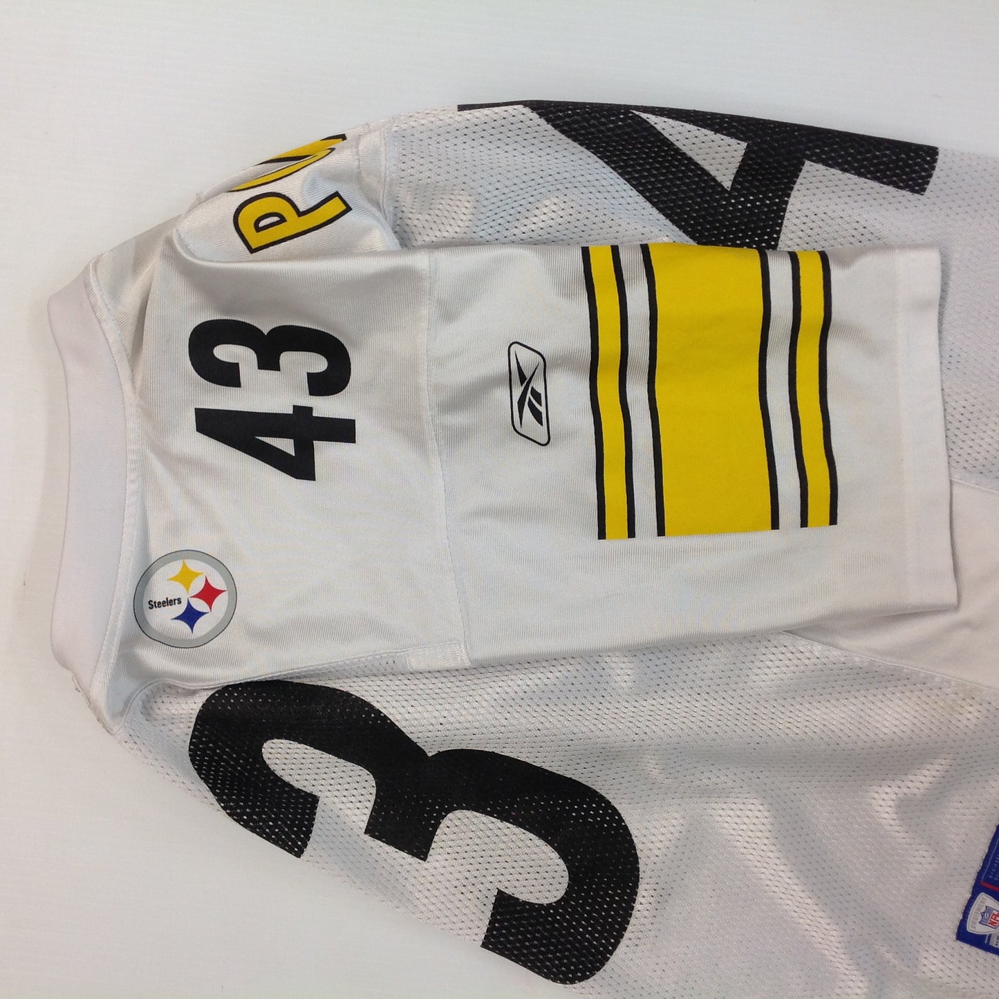 2000's Medium Reebok NFL Equipment Football Jersey Pittsburgh Steelers Polamalu