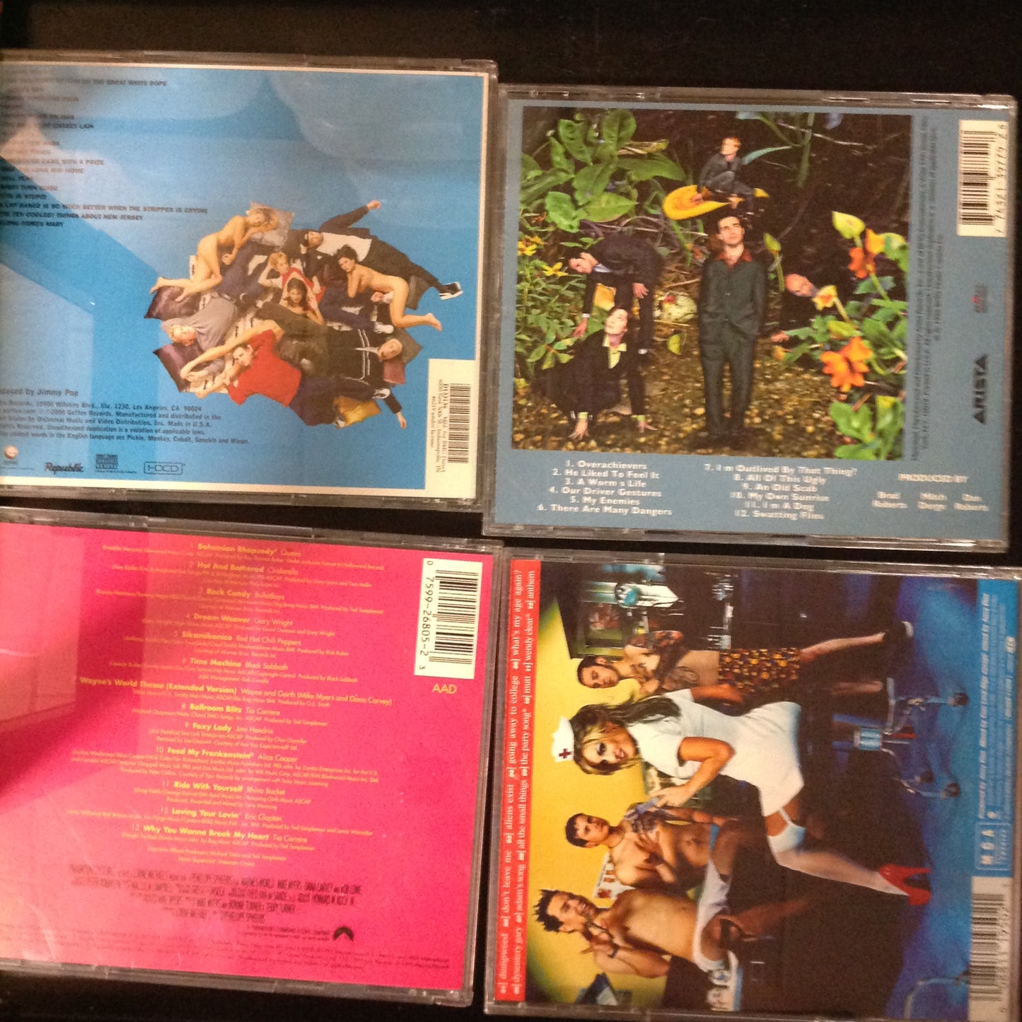 Bargain set Bundle CD's #1 - "Wayne's World" Soundtrack / Bloodhound Gang / Crash Test Dummies / Blink-182