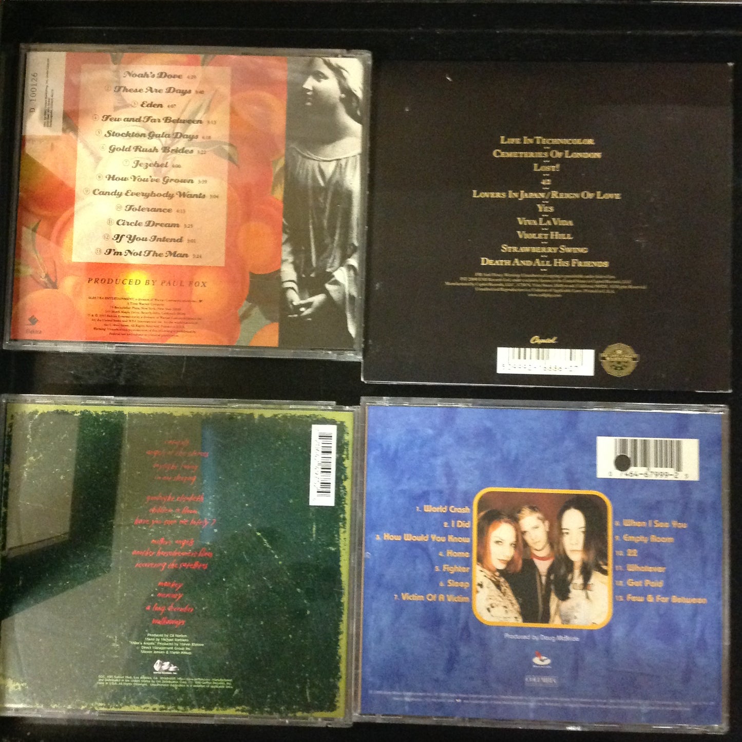 Bargain set CD's #12 - Counting Crows //10,000 Maniacs // Frogpond // Coldplay