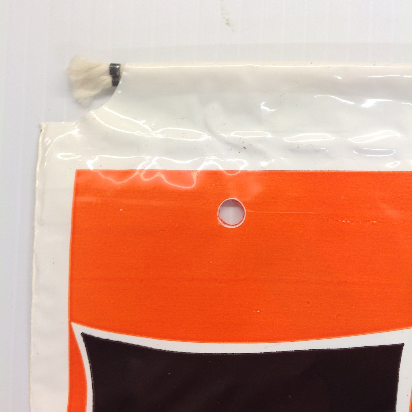 Vintage Plastic Halloween Trick-Or-Treat Goodies Bag Witch Devil Bat Cat Jack O'Lantern