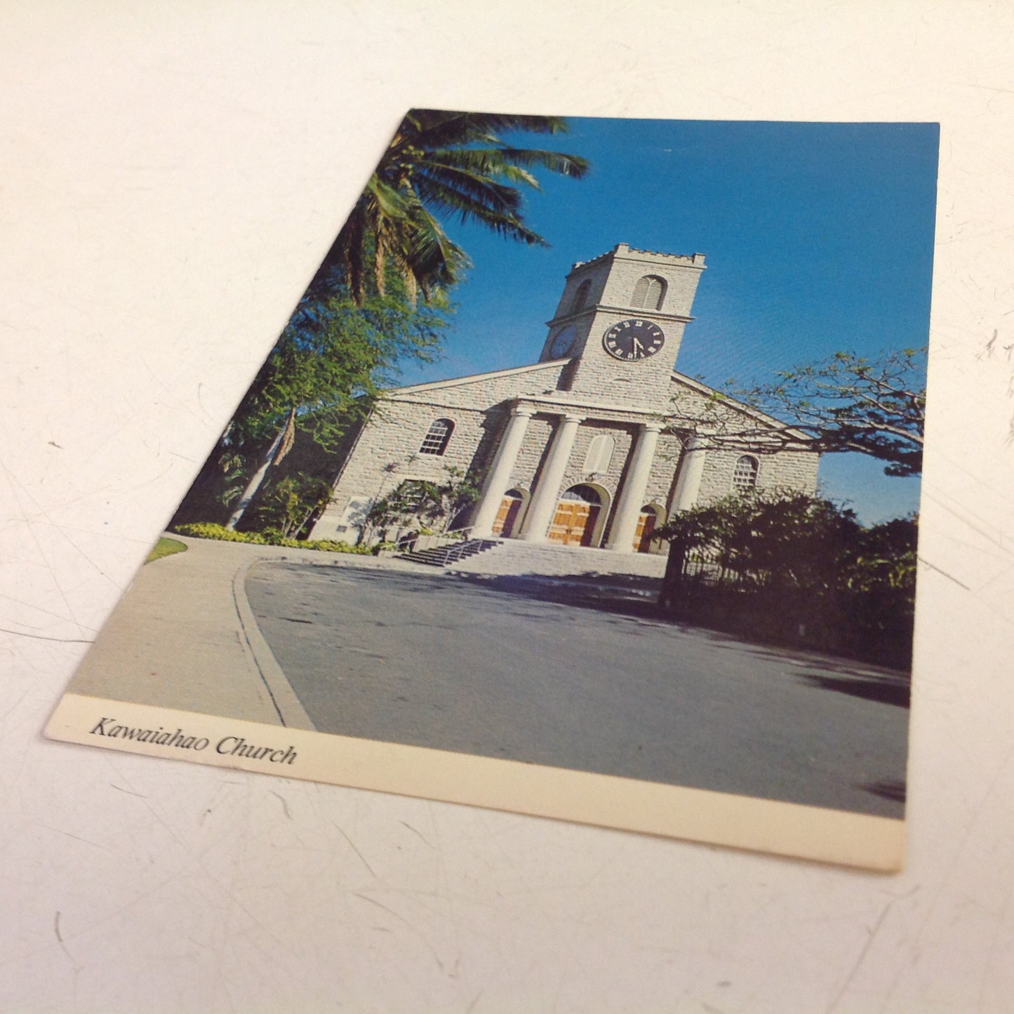 Vintage Color Postcard Kawaiahao Church Honolulu