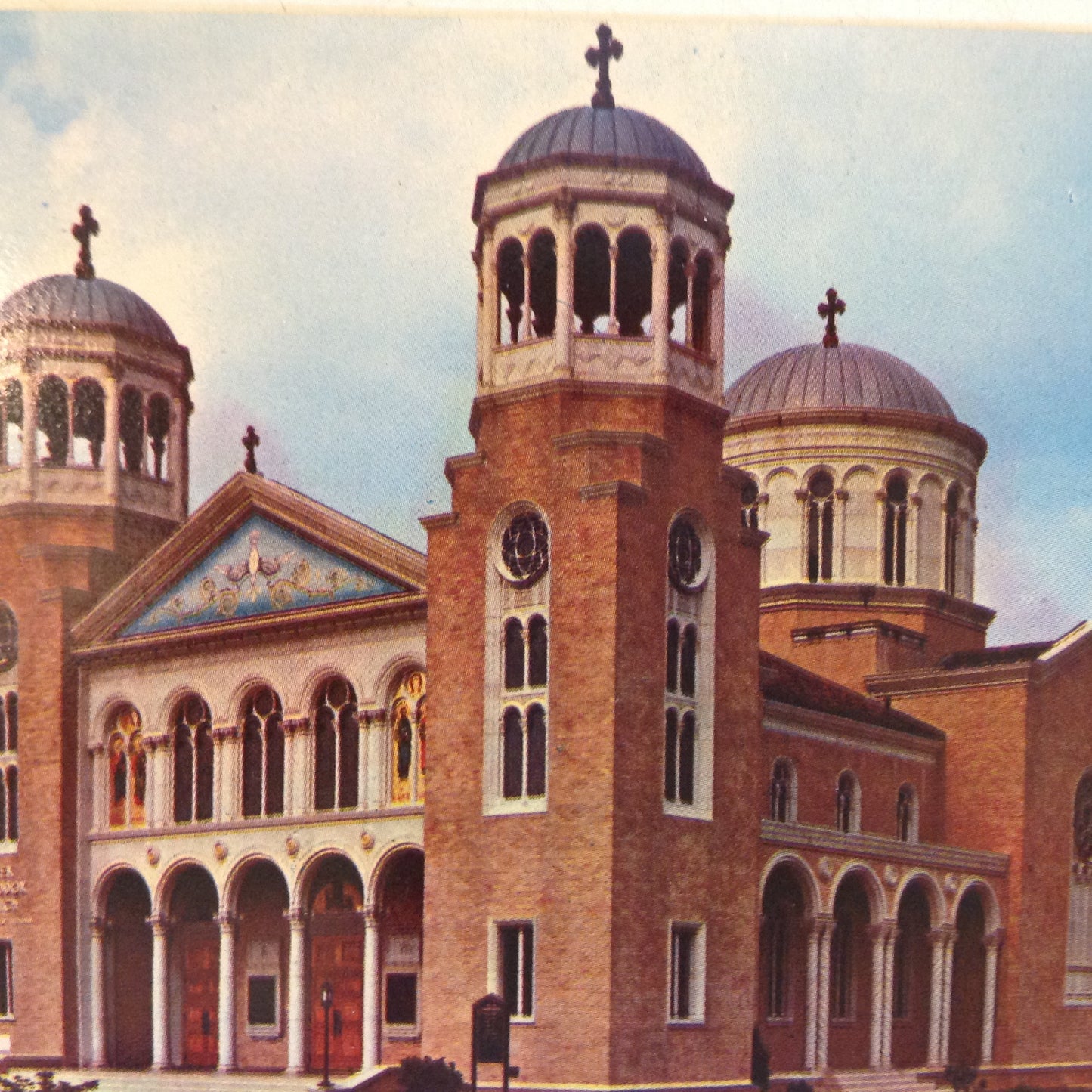 Vintage Color Postcard Malbis Memorial Church Malbis Alabama