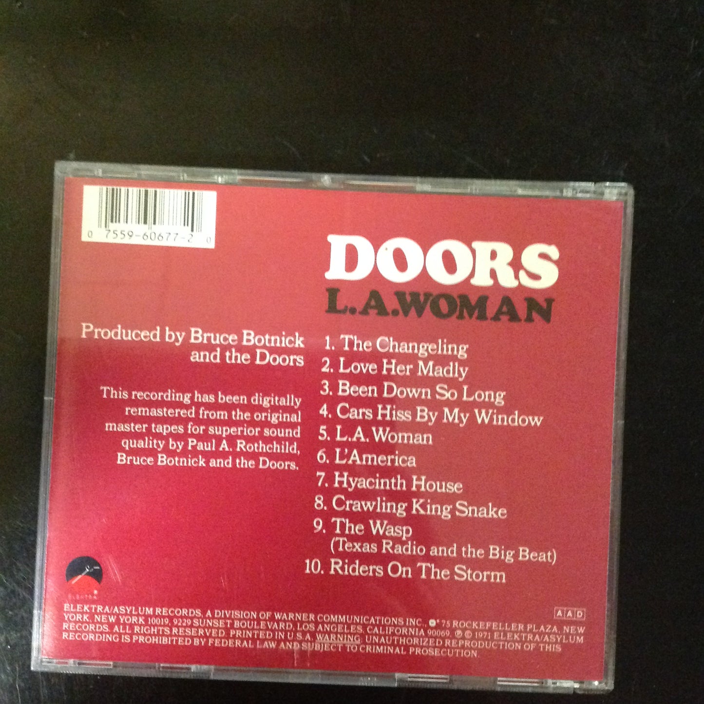 The Doors - L.A. Woman *Single #25