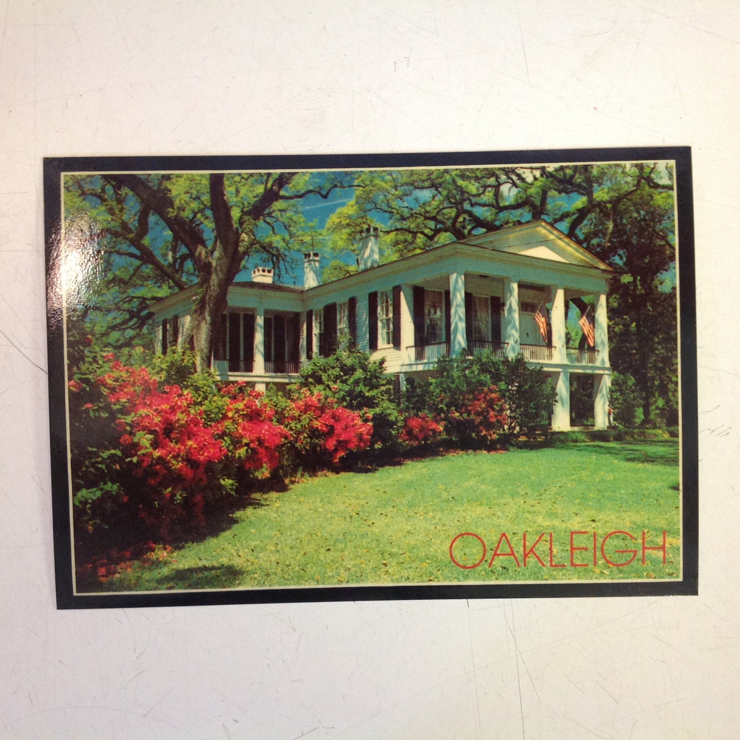Vintage Dexter Supreme Color Postcard Oakleigh Home Mobile Alabama
