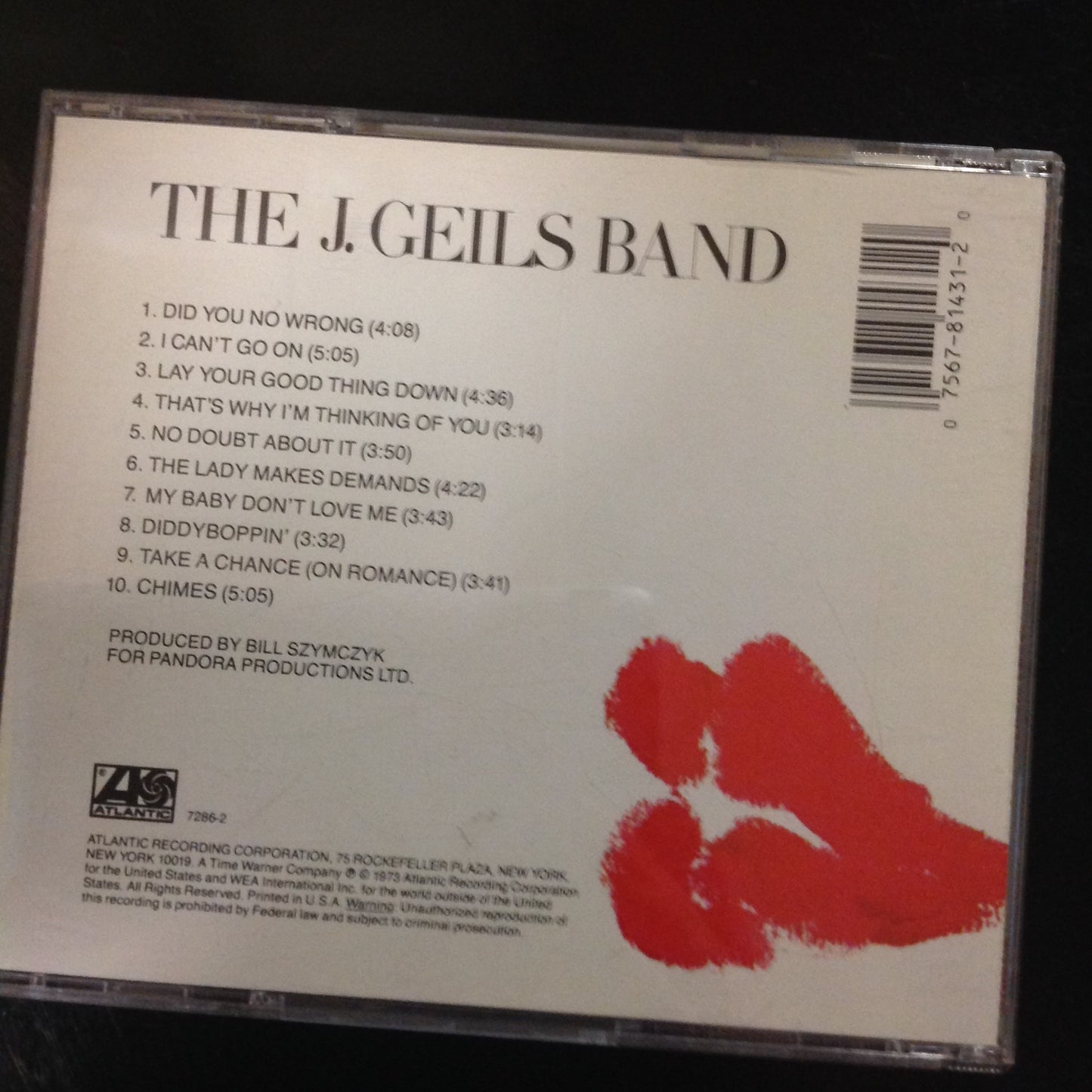 The J. Geils Band Ladies Invited *Single #22