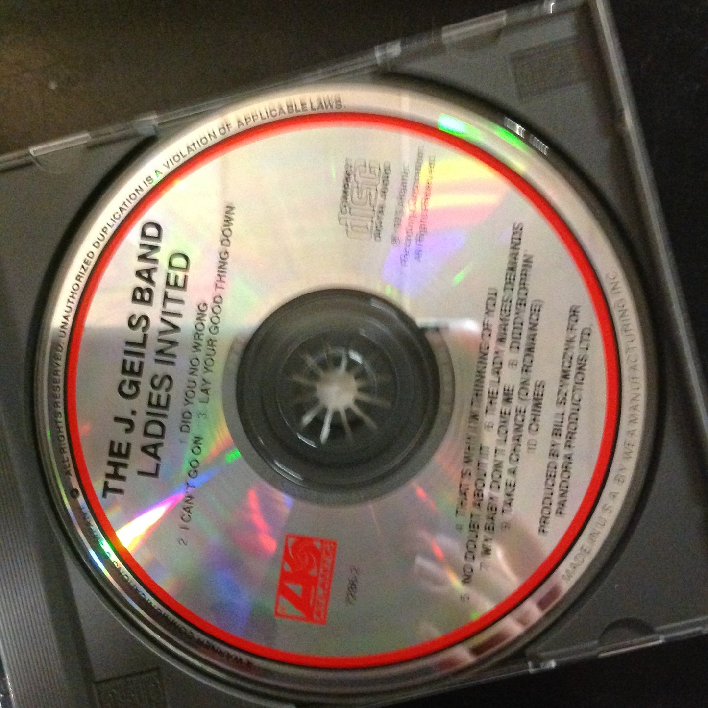 The J. Geils Band Ladies Invited *Single #22