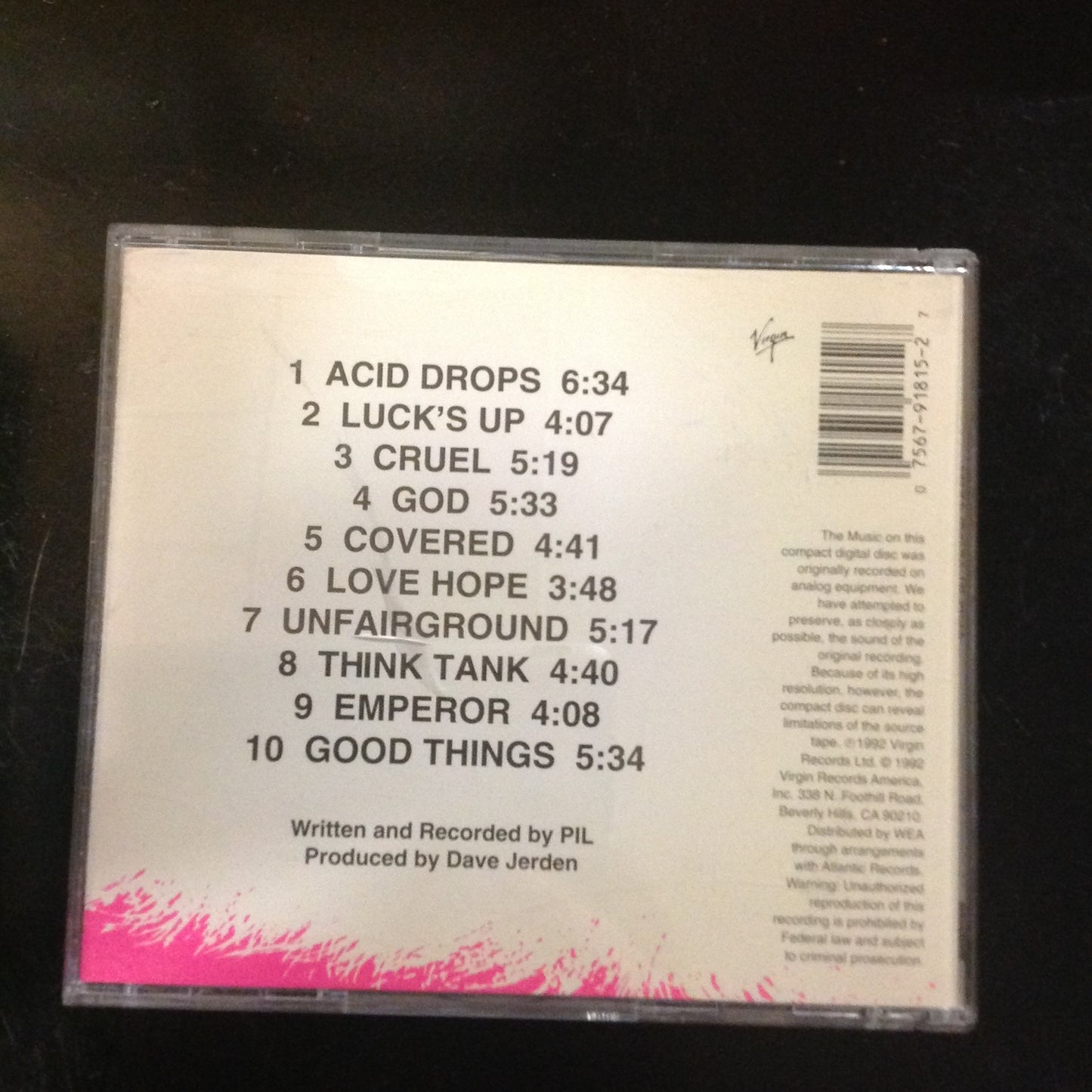 Pil - The What Is Not *Single #38