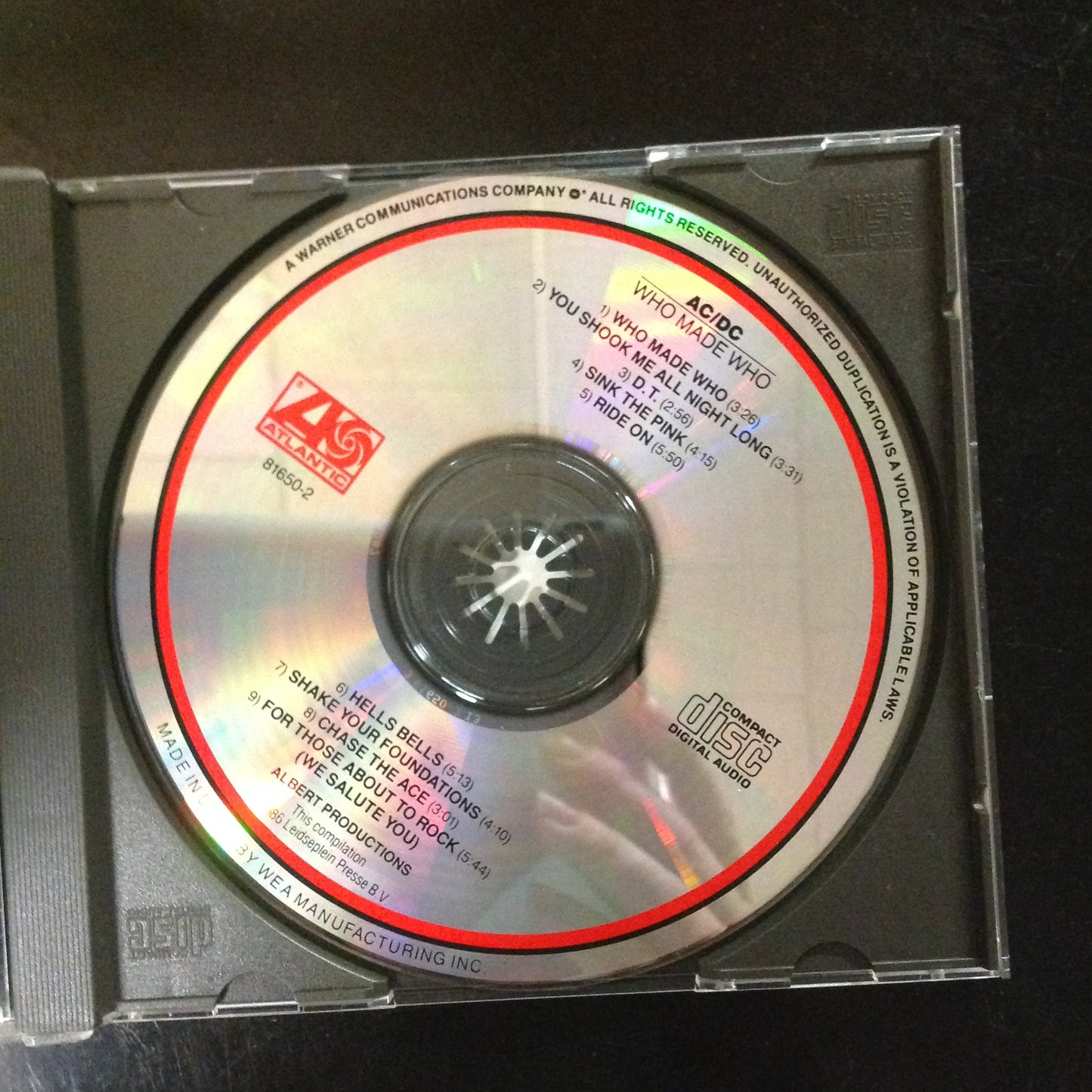 AC/DC - Who Made Who *Single #160