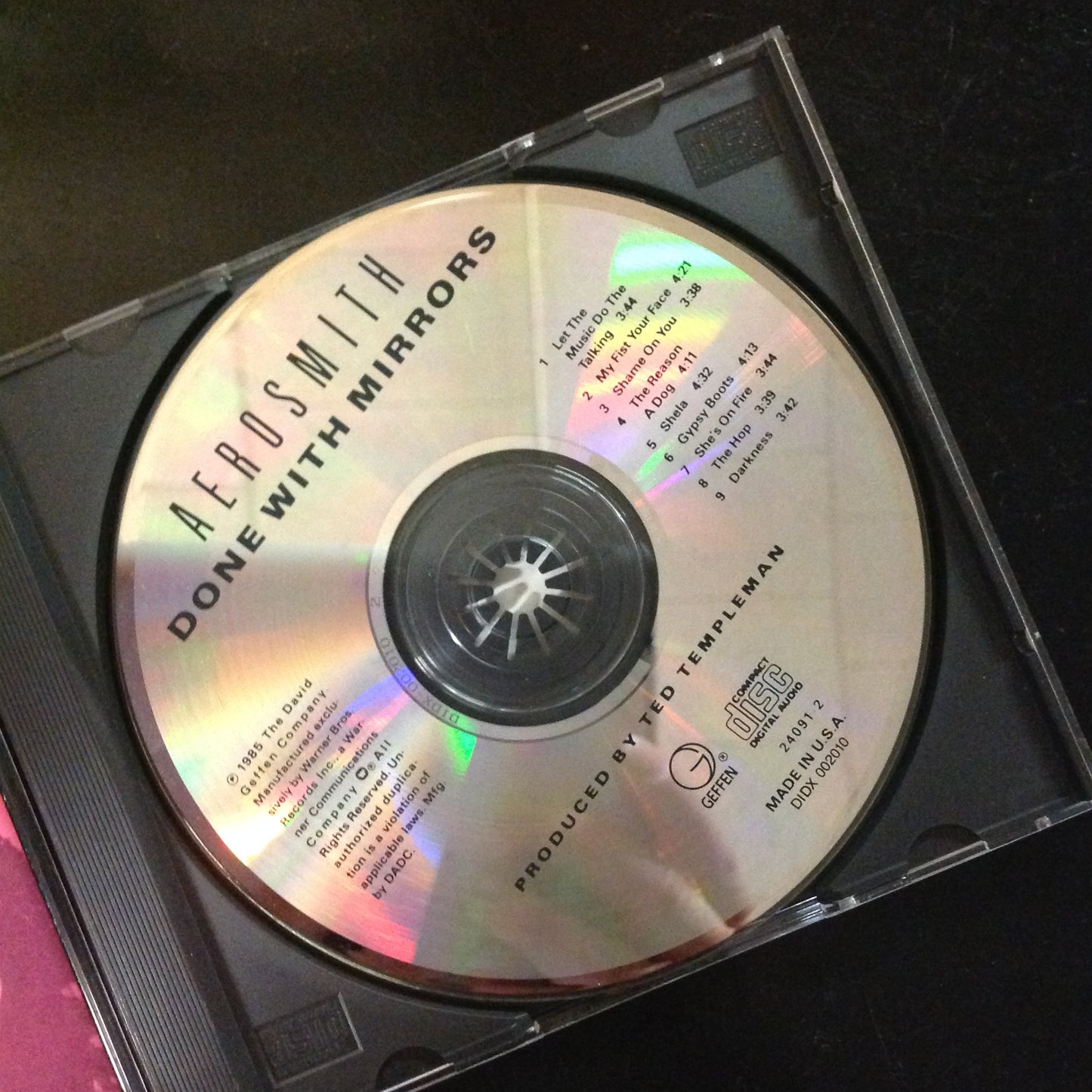 Aerosmith - Done With Mirrors *Single #248