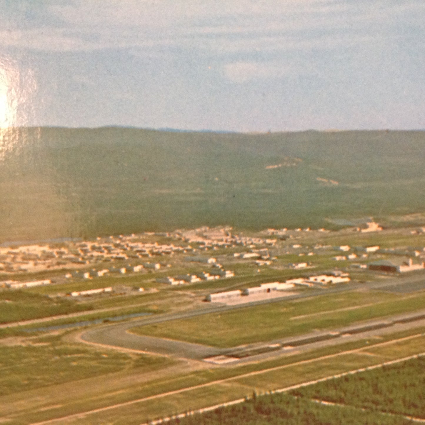Vintage Andre Original Scalloped Edged Color Postcard Eielson Air Force Base Richardson Highway Alaska