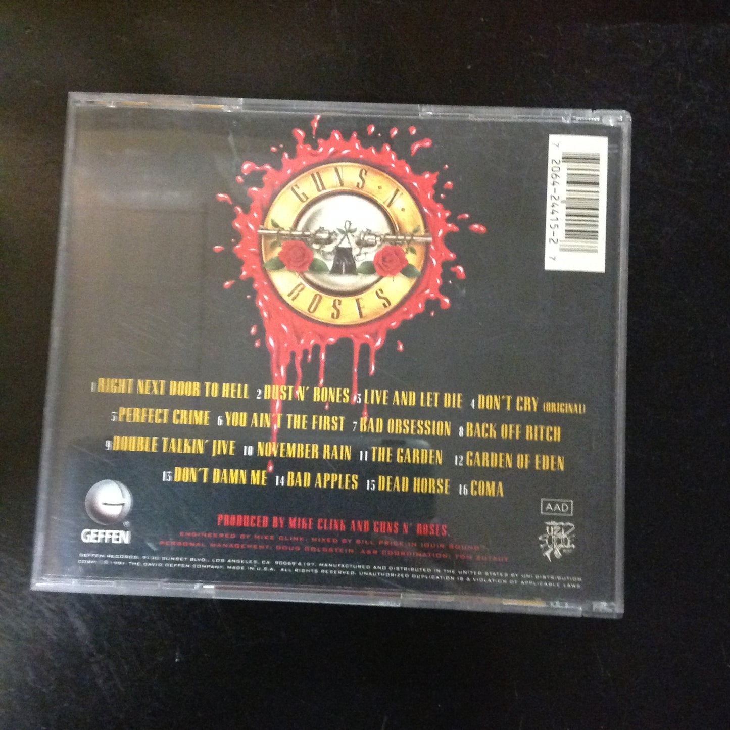 Guns N' Roses Use Your Illusion *Single #16