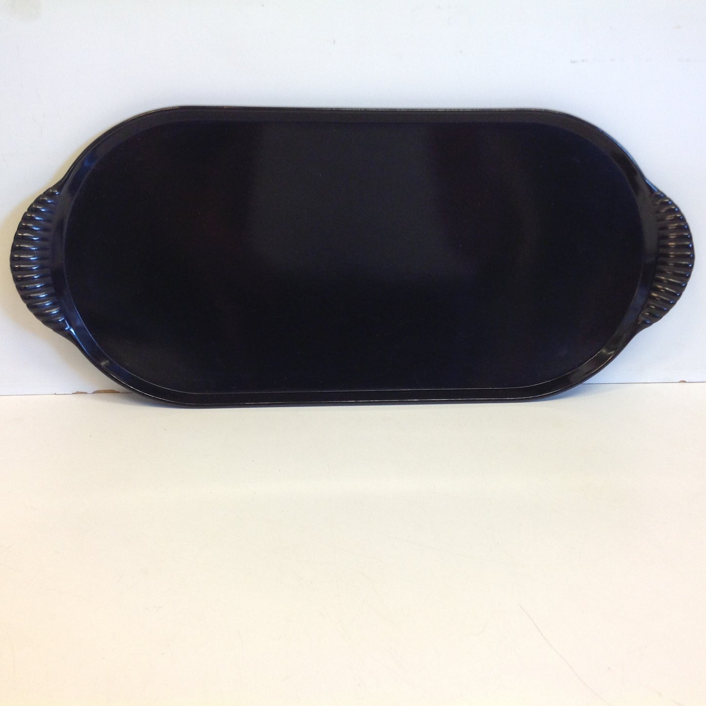 Vintage Mid Century Proctor Silex Acrylic Black Serving Tray