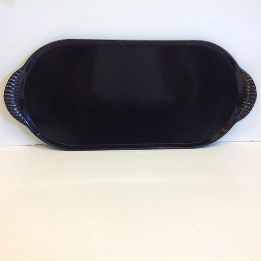 Vintage Mid Century Proctor Silex Acrylic Black Serving Tray