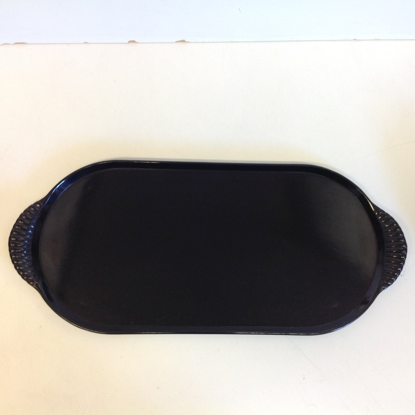 Vintage Mid Century Proctor Silex Acrylic Black Serving Tray