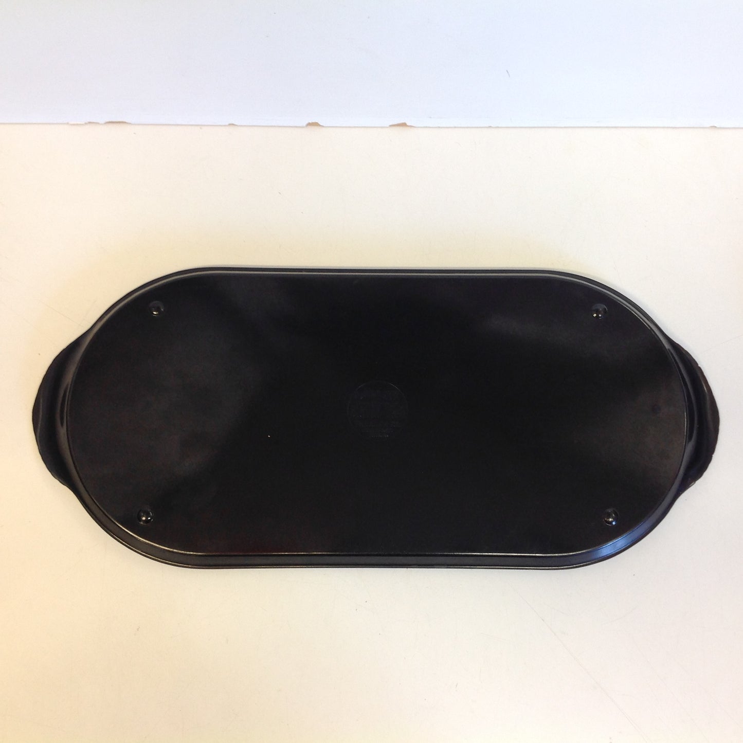 Vintage Mid Century Proctor Silex Acrylic Black Serving Tray